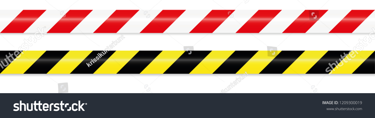 SVG of warning tape red white and yellow black vector illustration EPS10 svg