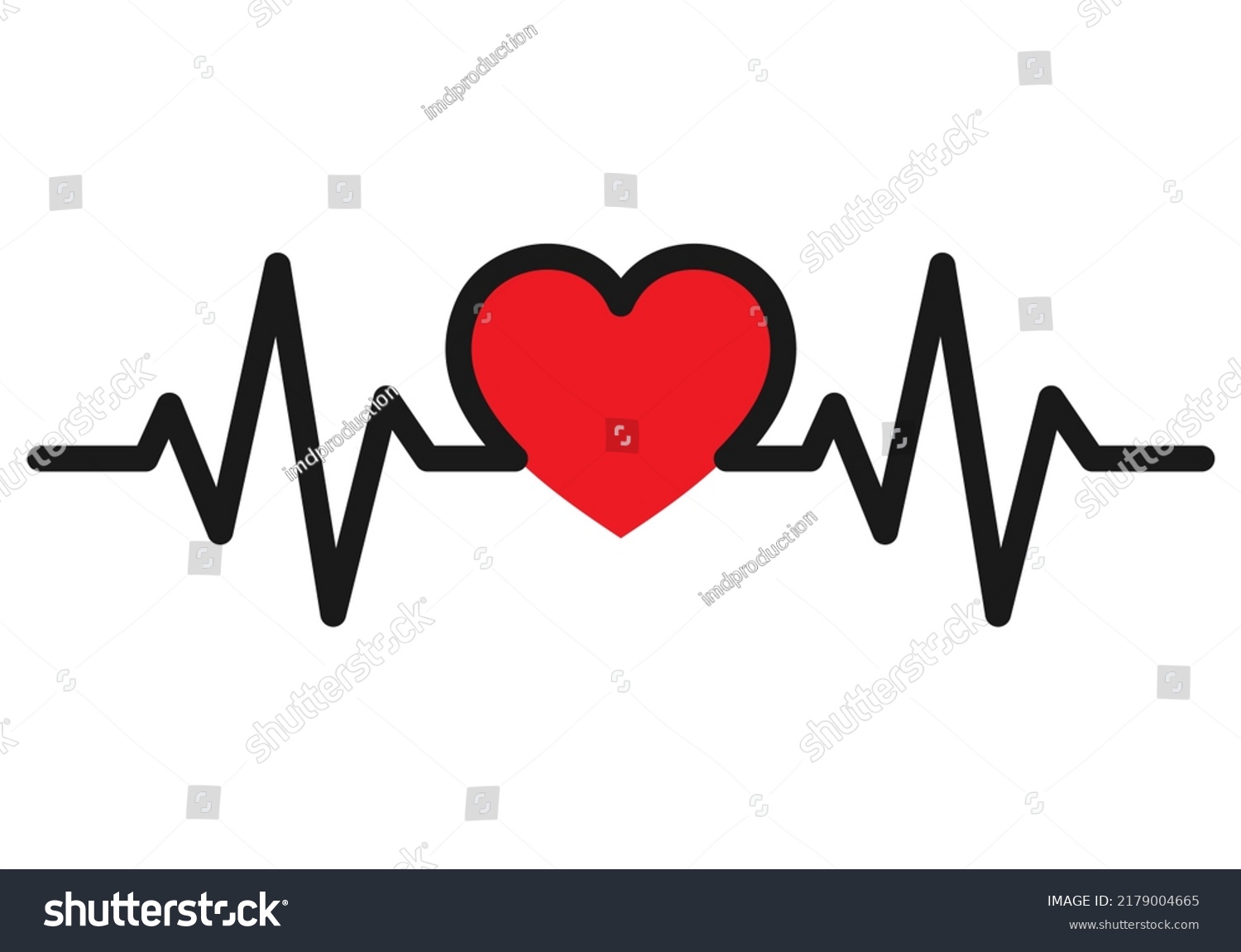 Warning Triangle Icon Failure Icon Heart Stock Vector (Royalty Free ...