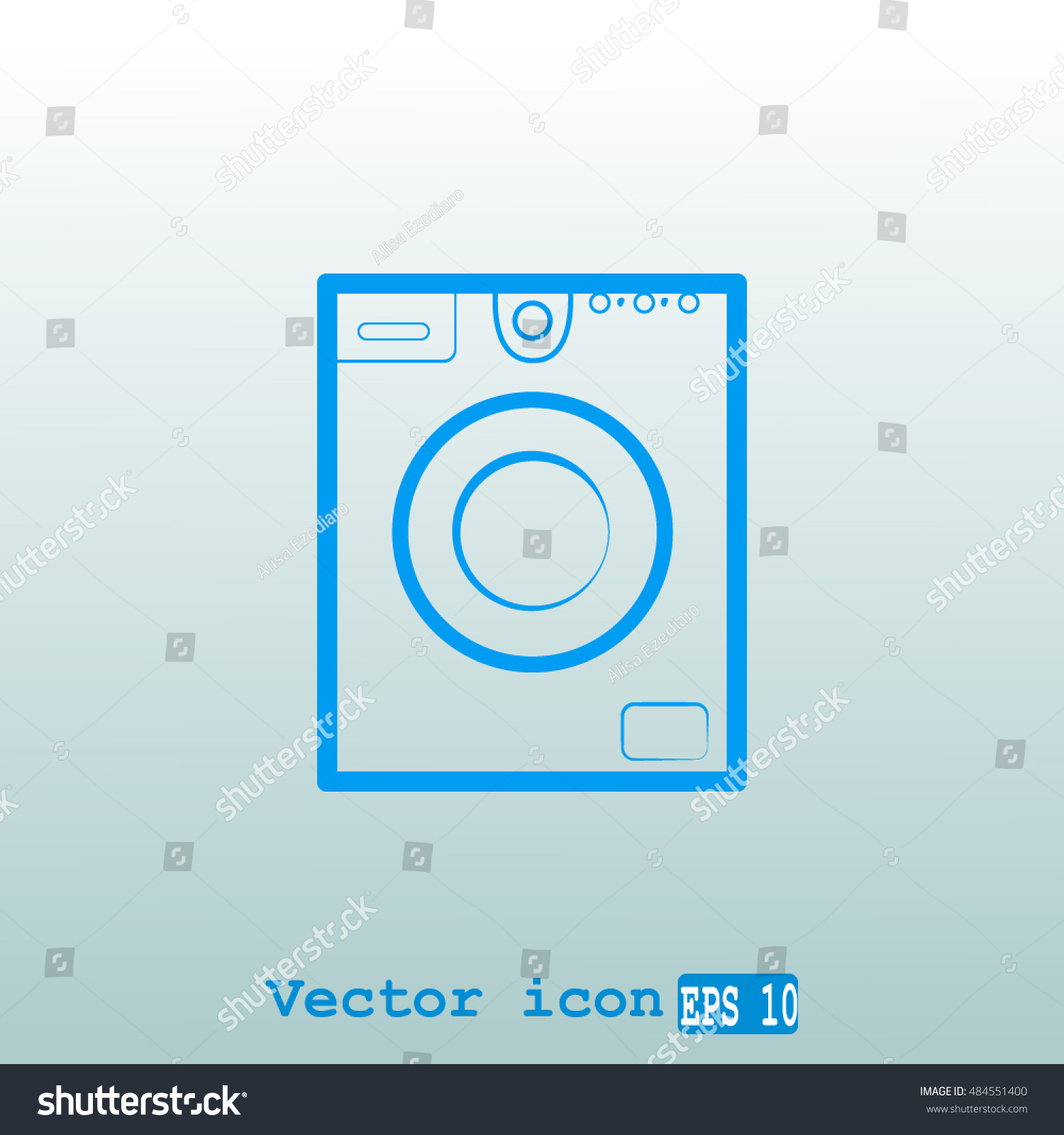 Washer Vector Icon Stock Vector (Royalty Free) 484551400 | Shutterstock