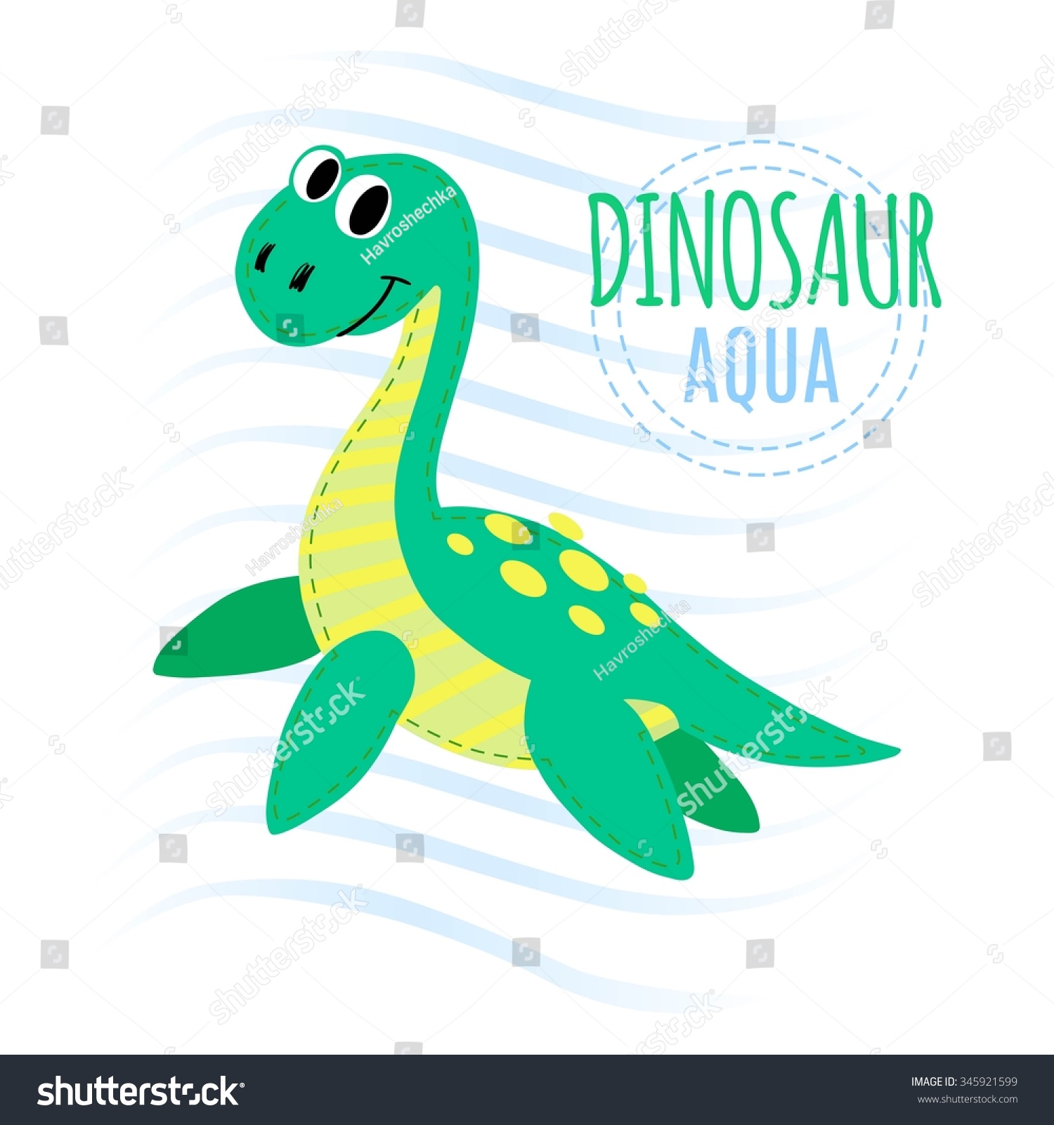 water dinosaur with flippers