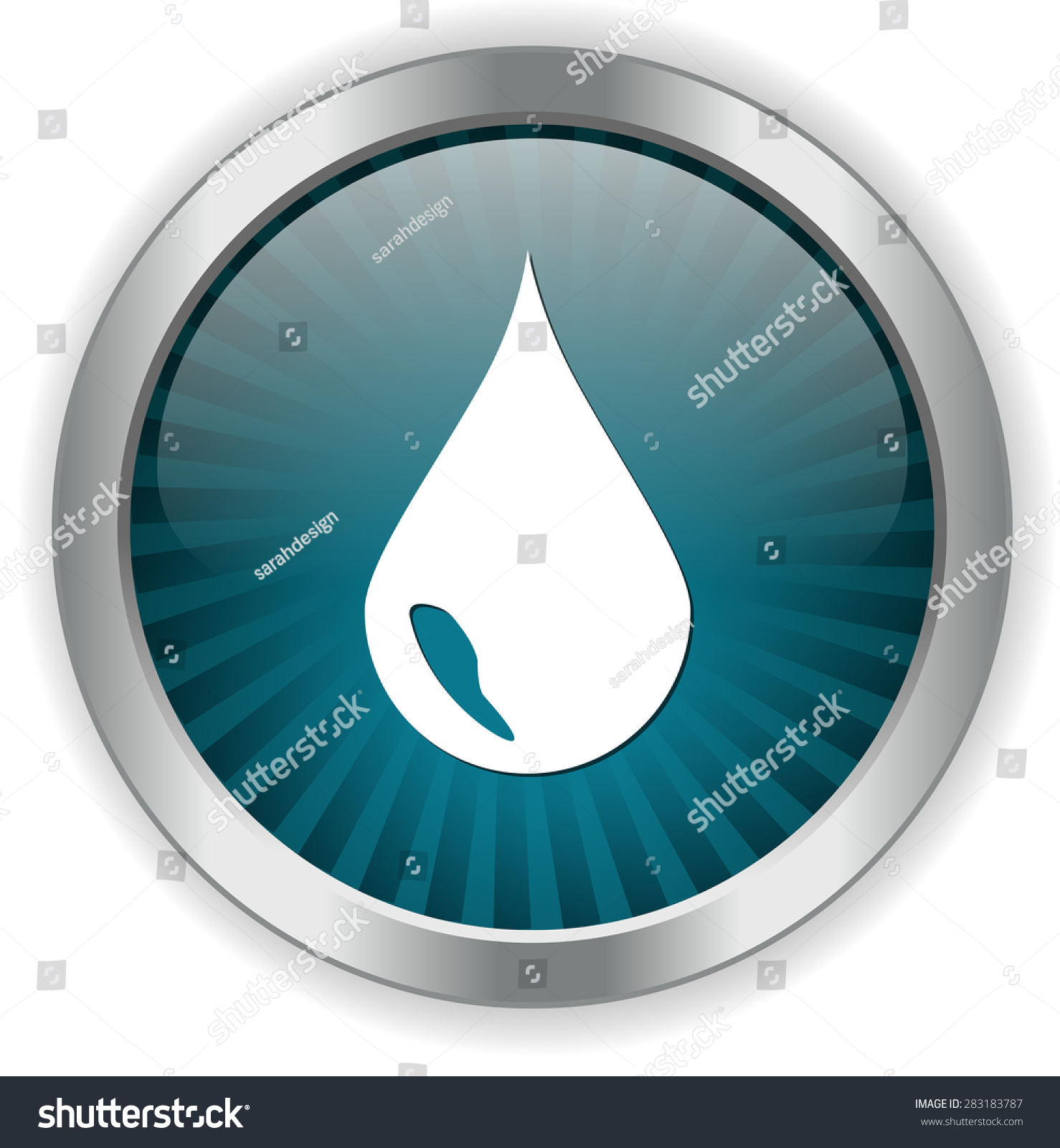 Water Drop Icon Stock Vector (Royalty Free) 283183787 | Shutterstock