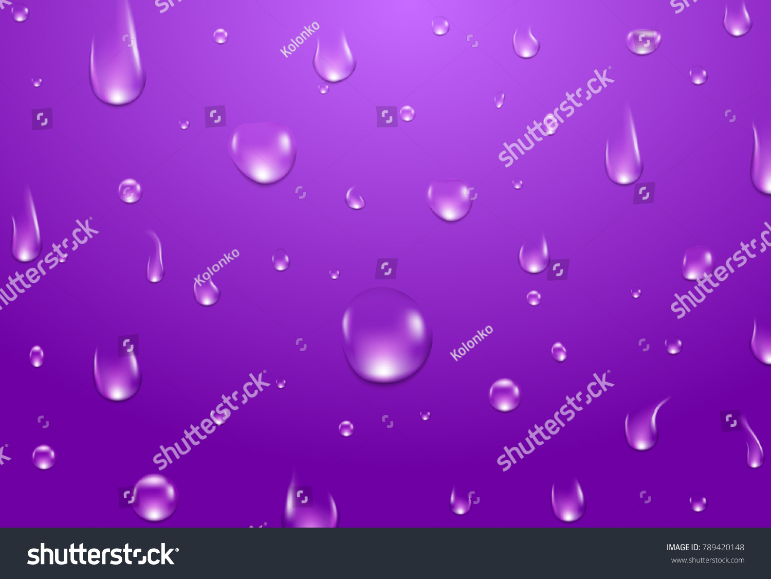 Water Drops Background Fresh Aqua Healthy Stock Vector (Royalty Free ...