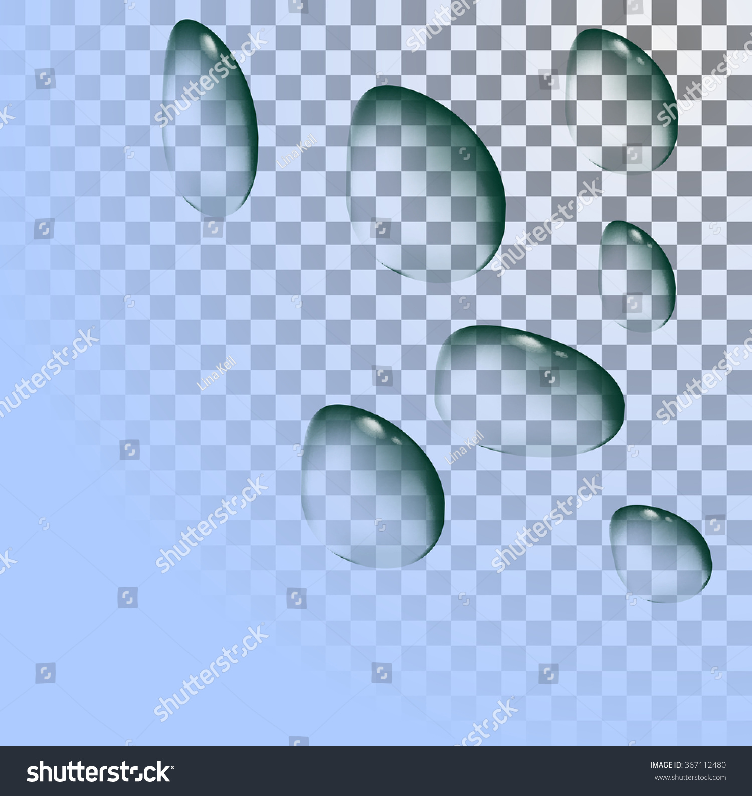 Water Drops Vector Background Your Design Stock Vector Royalty Free Shutterstock