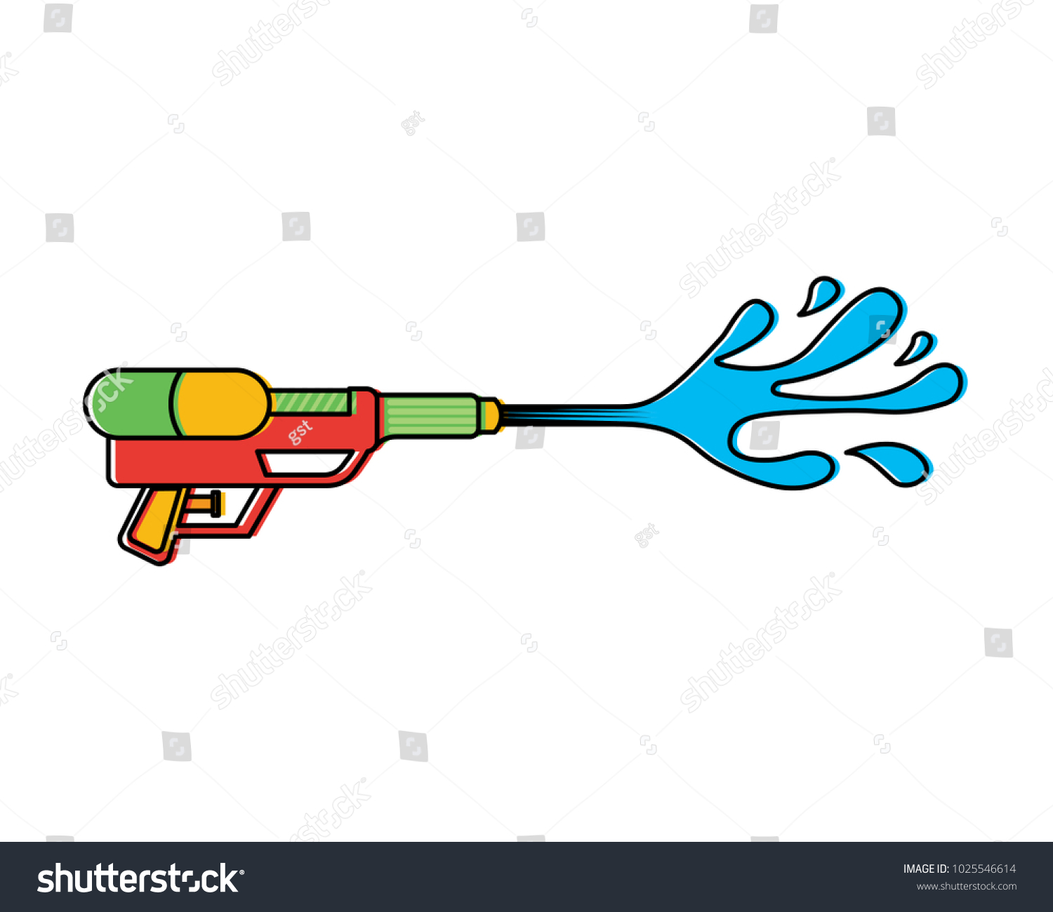 splash water gun toy