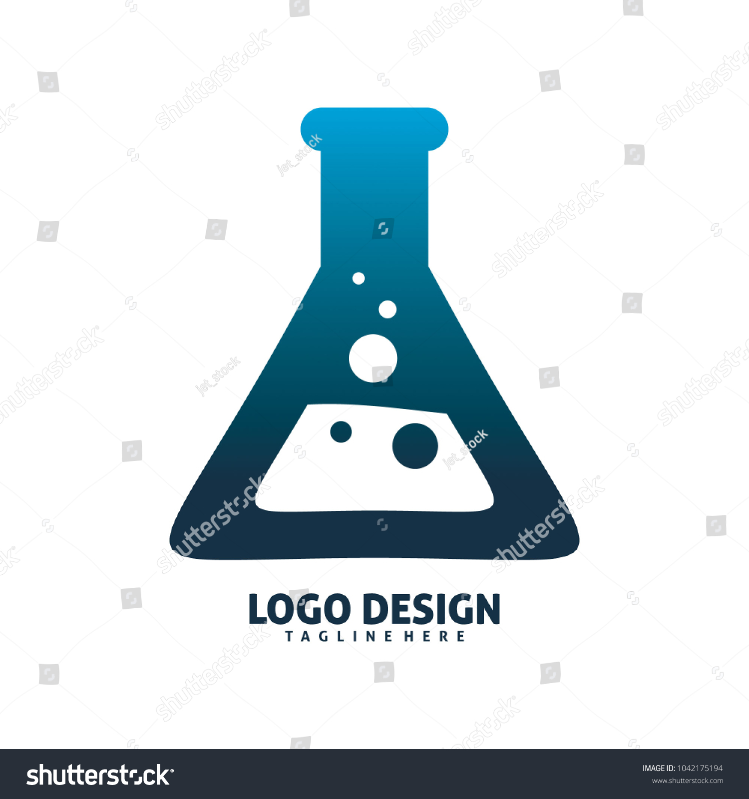 Water Lab Logo Design Stock Vector (Royalty Free) 1042175194 | Shutterstock