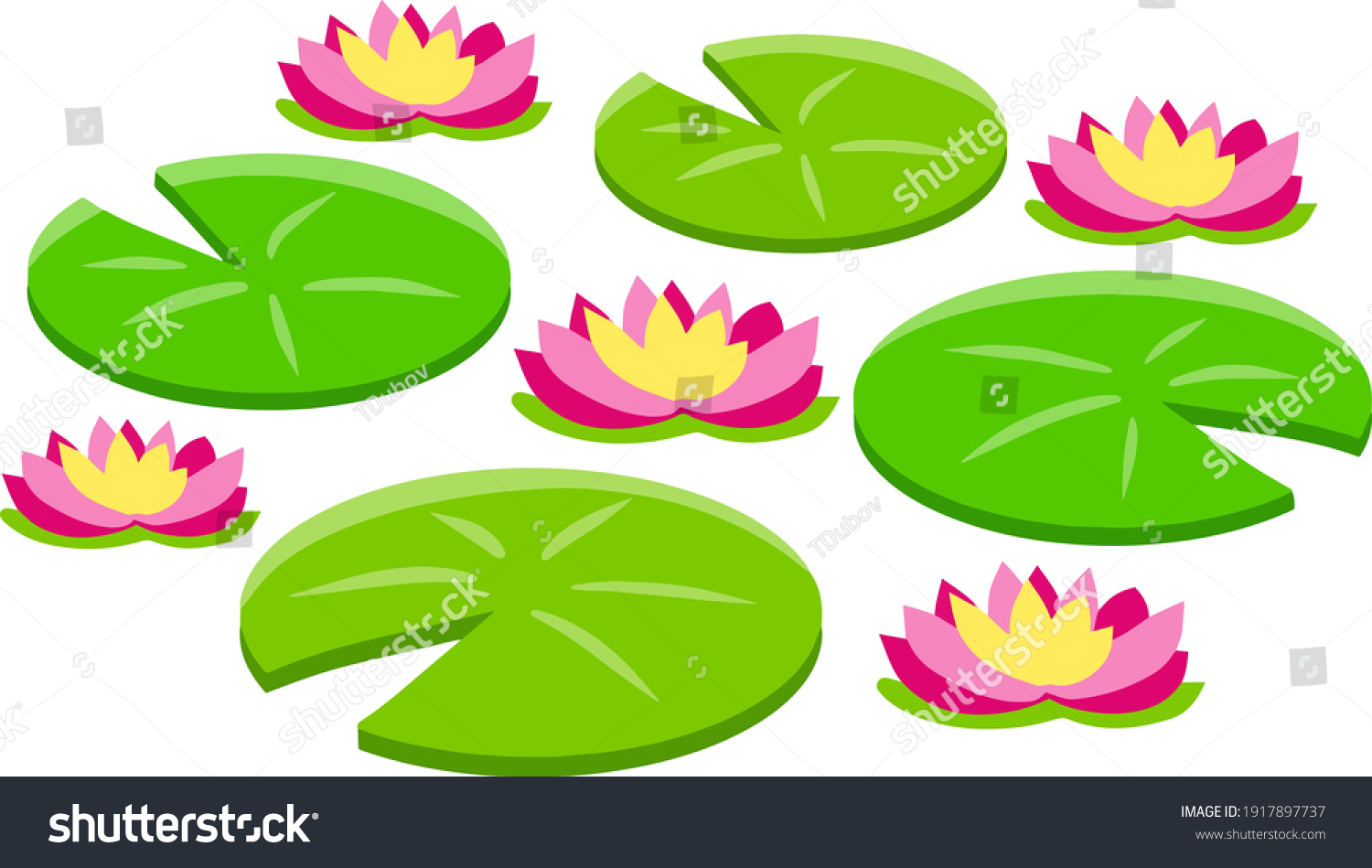 4,973 Pond life vector Images, Stock Photos & Vectors | Shutterstock