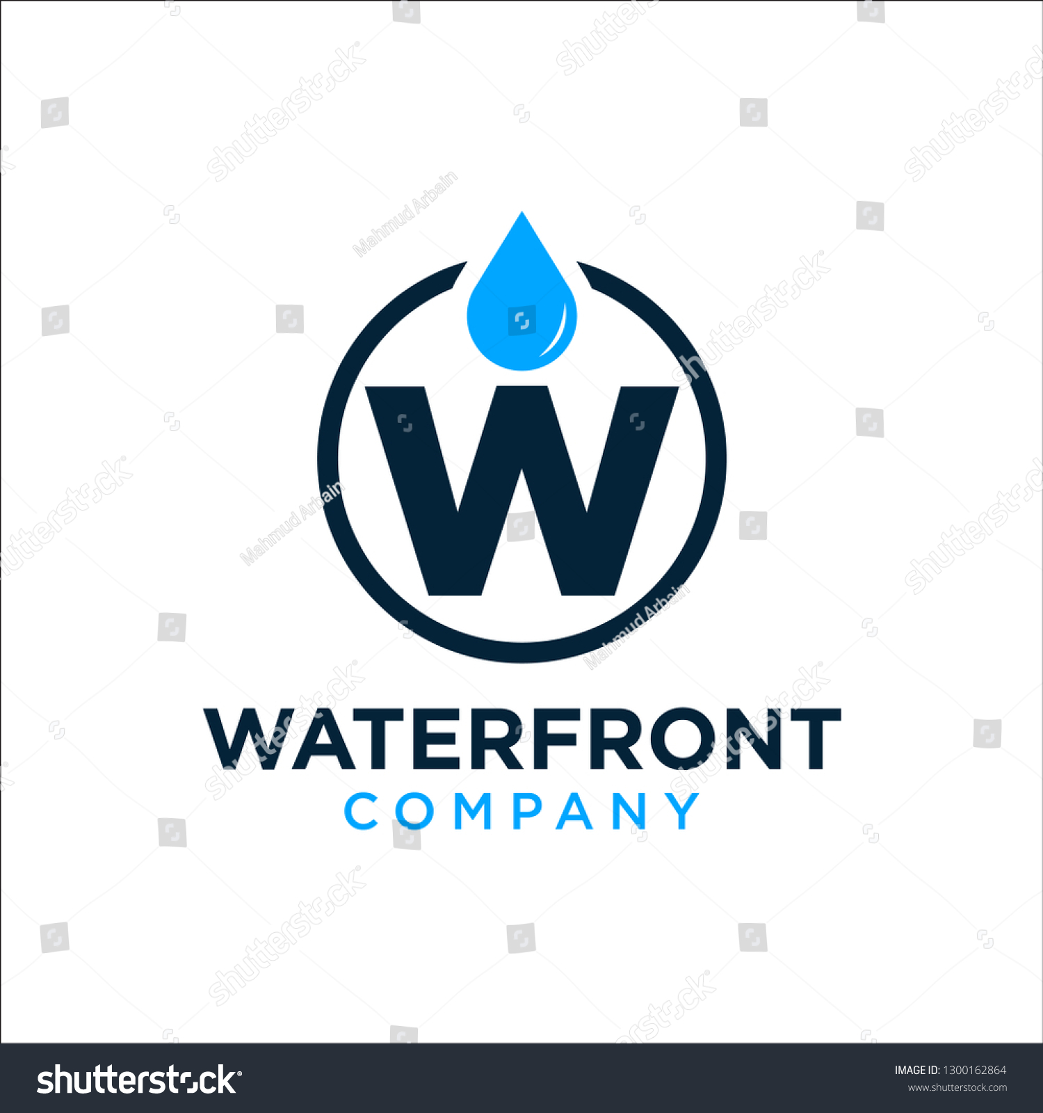 Water Logo Ideas Stock Vector (Royalty Free) 1300162864 | Shutterstock