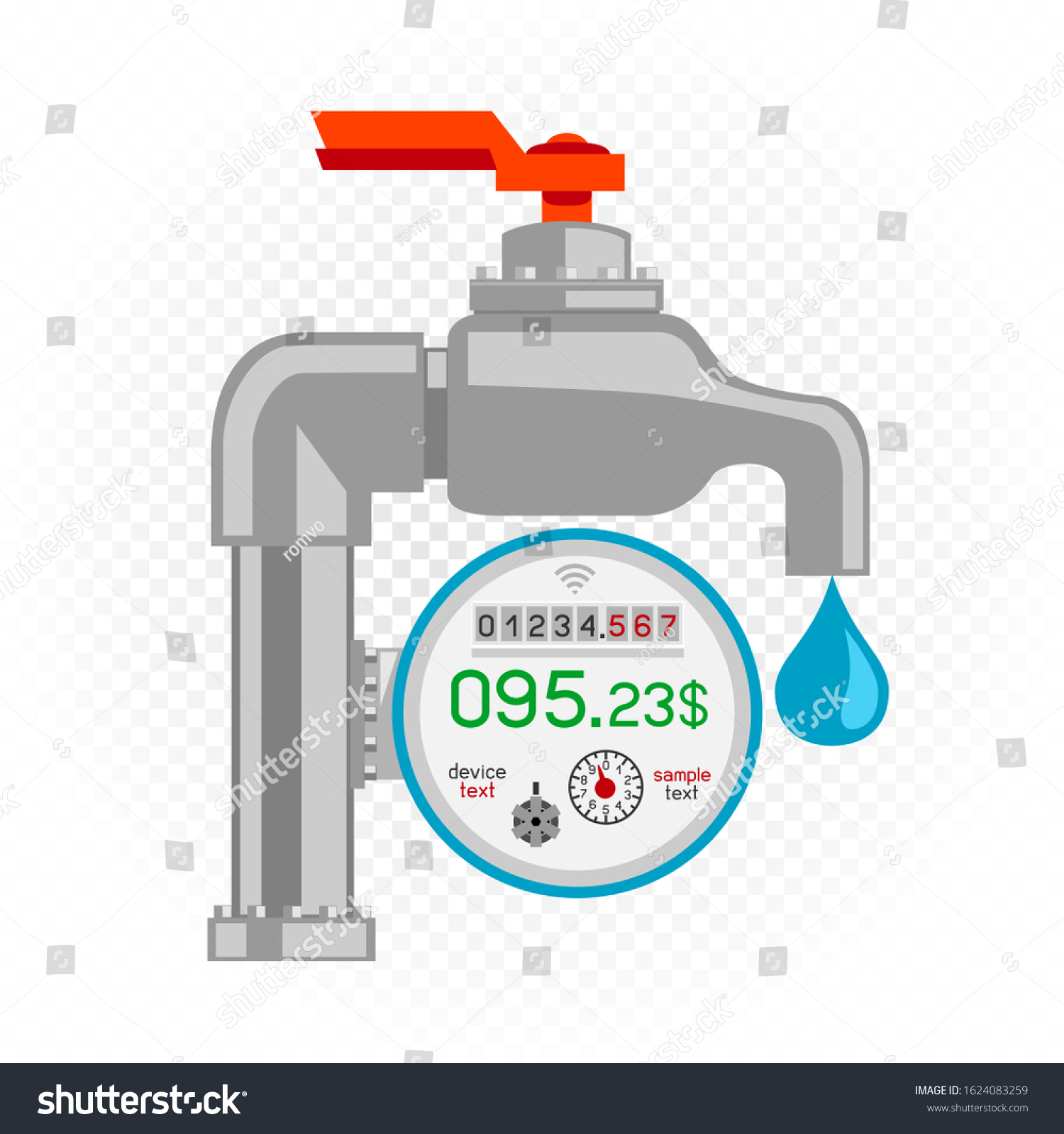 faucet water meter