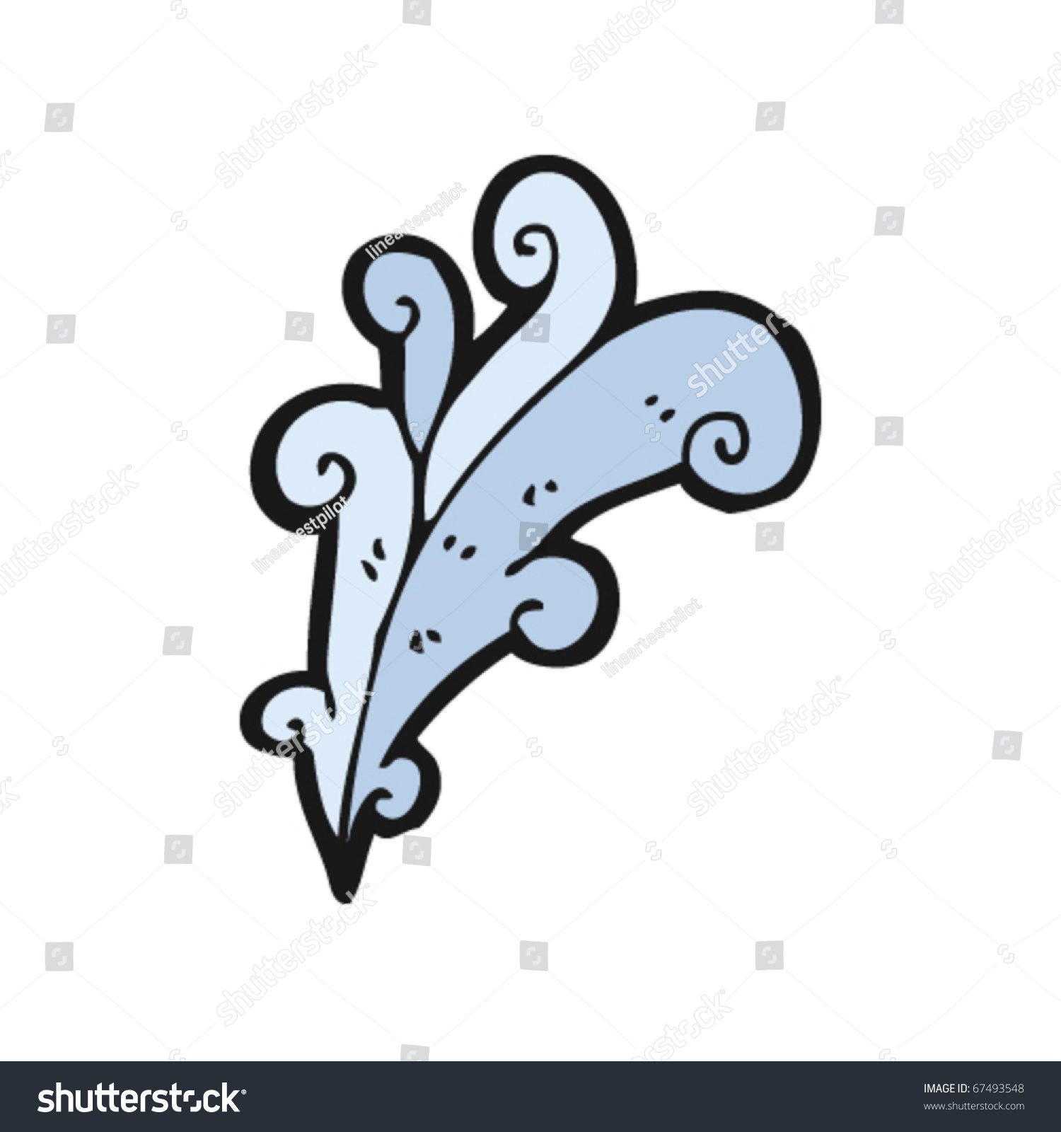 Water Spurt Design Element Stock Vector Illustration 67493548 ...