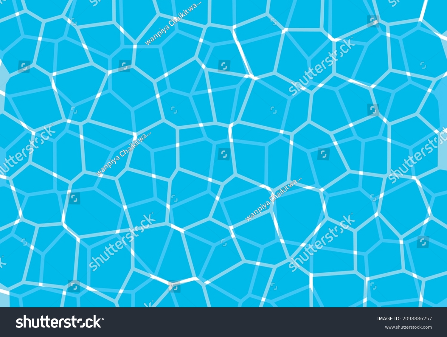 Water Surface Wave Patternblue Swimming Pool Stock Vector (royalty Free 