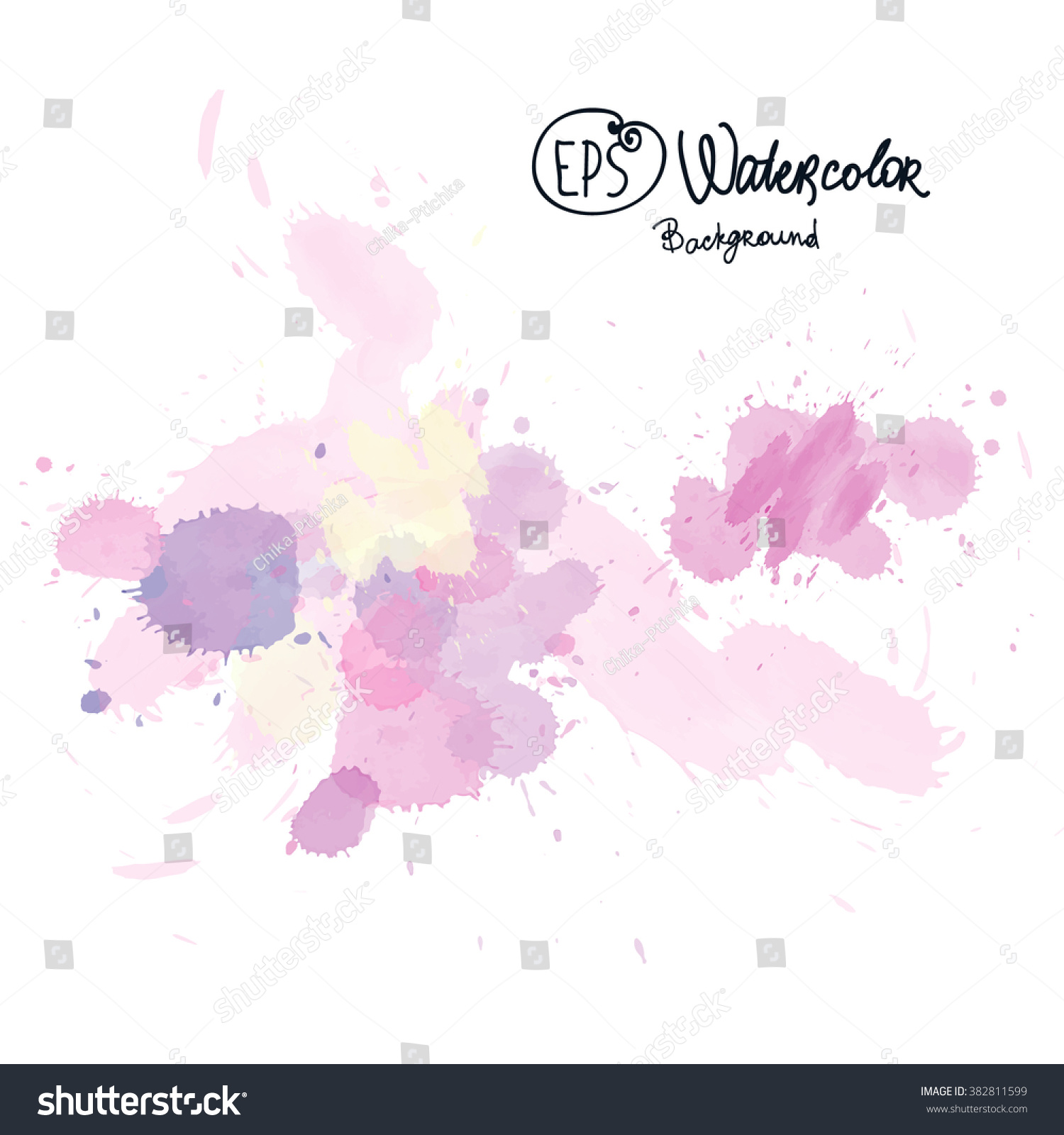 Watercolor Background Stock Vector Illustration 382811599 : Shutterstock