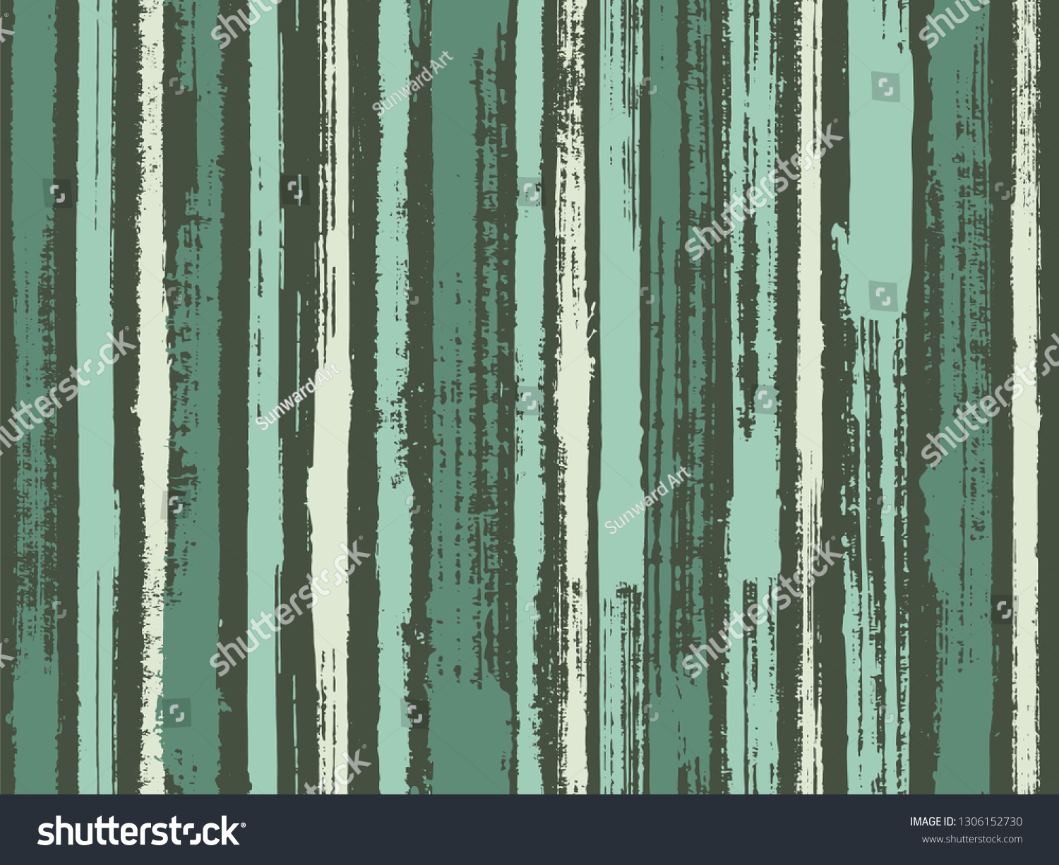 Watercolor Green Strips Seamless Vector Background Stock Vector ...