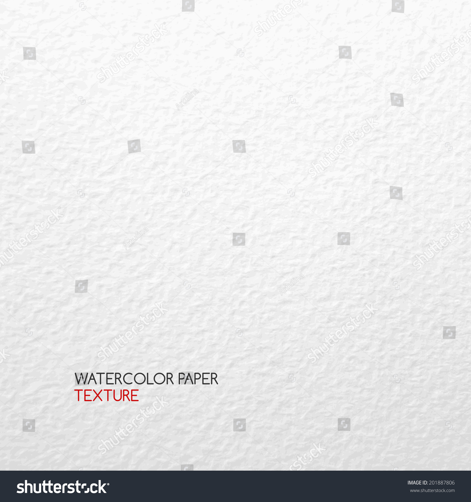 Watercolor Paper Texture Vector Stock Vector (Royalty Free) 201887806