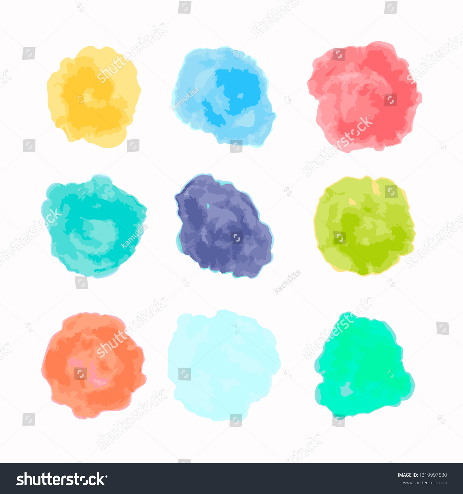 Watercolor Splash Background Vector Stock Vector Royalty Free