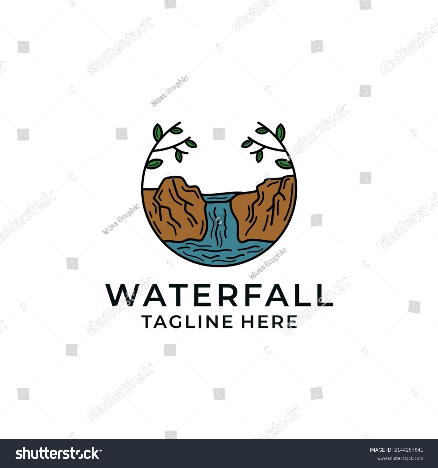 Watterfall Stock Vectors, Images & Vector Art | Shutterstock