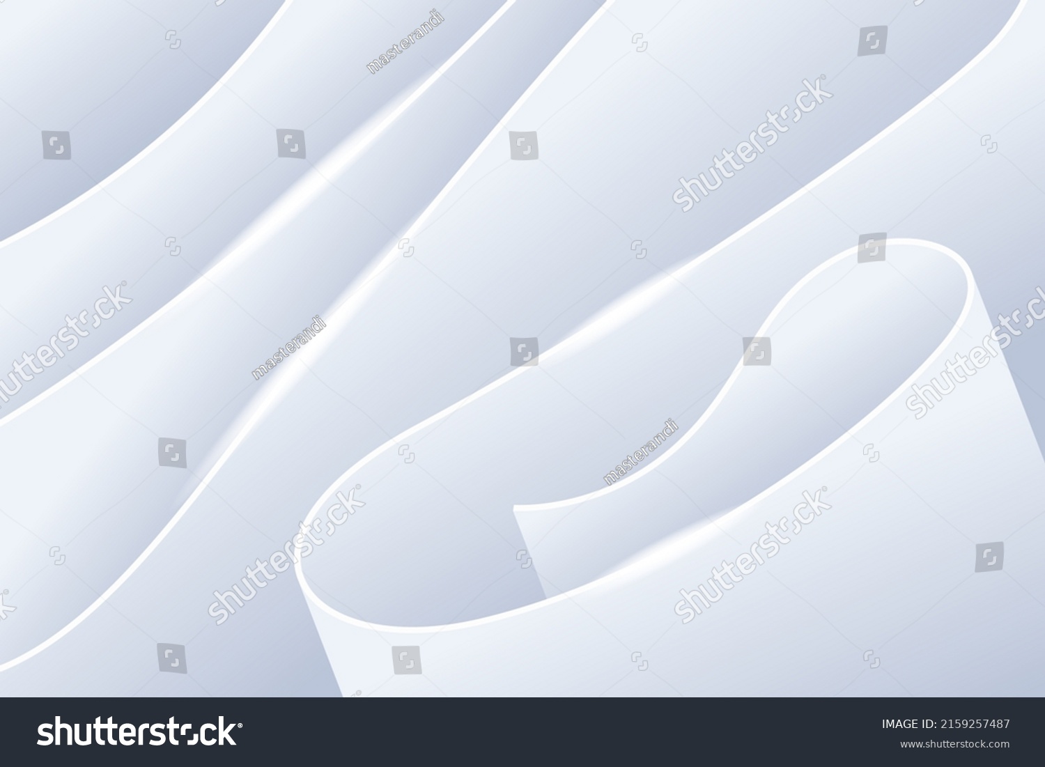 Wave Curvy Texture White Elegant Luxury Stock Vector (Royalty Free ...