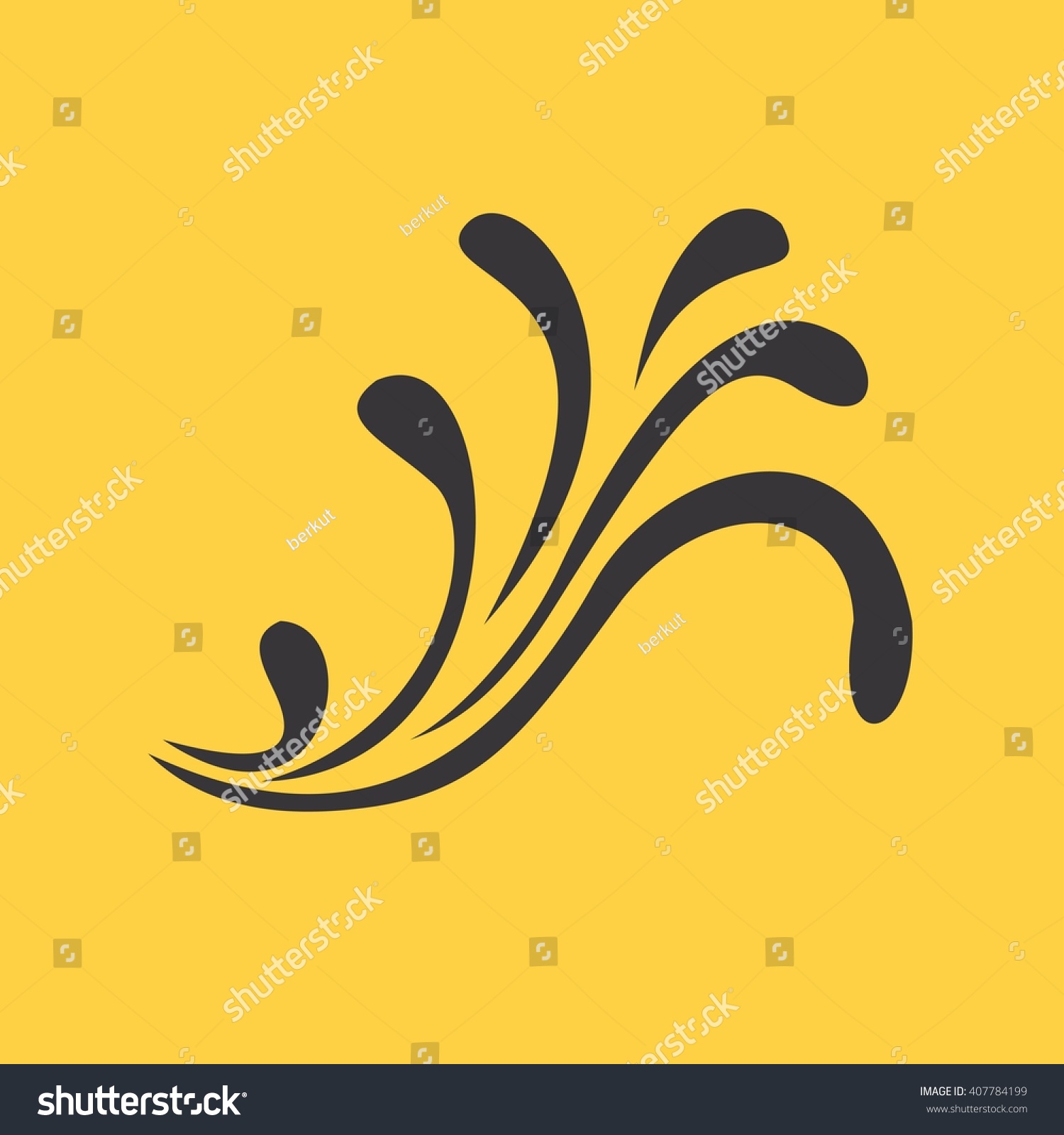 Wave Icon Stock Vector 407784199 - Shutterstock