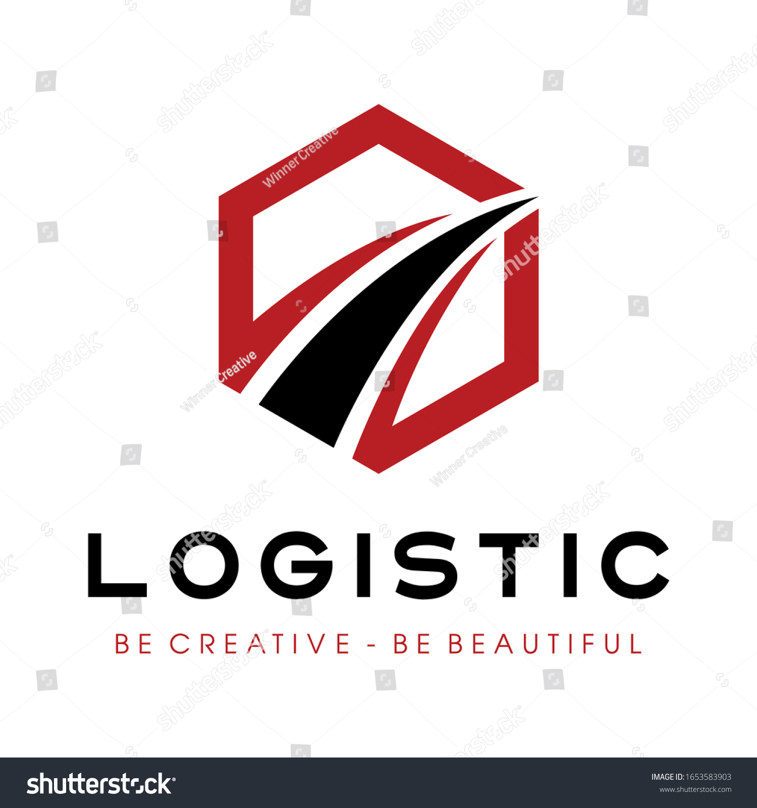 Way Logistic Transportation Logo Vector Illustration Stock Vector ...