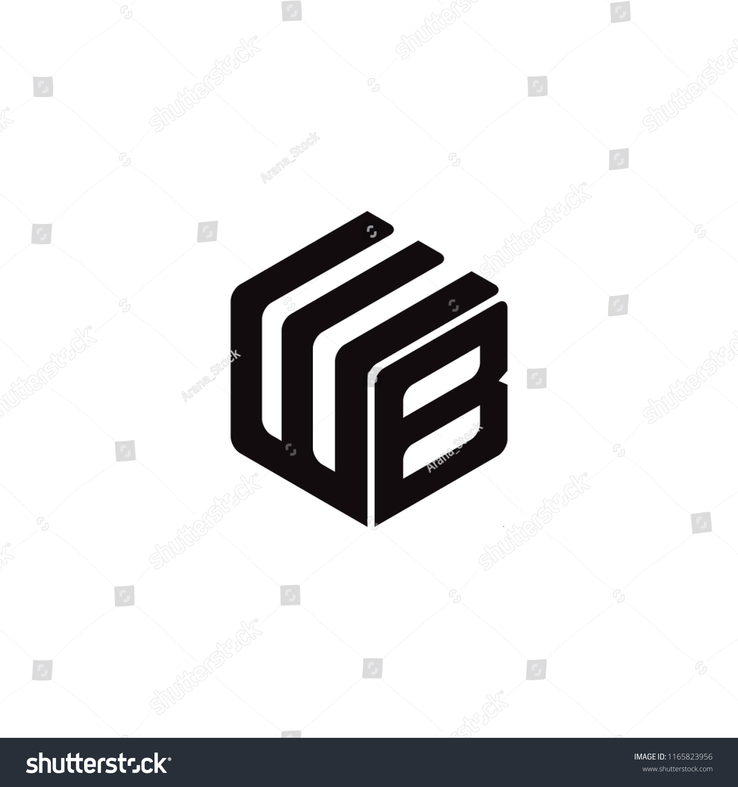 Letter wb logo Images, Stock Photos & Vectors | Shutterstock