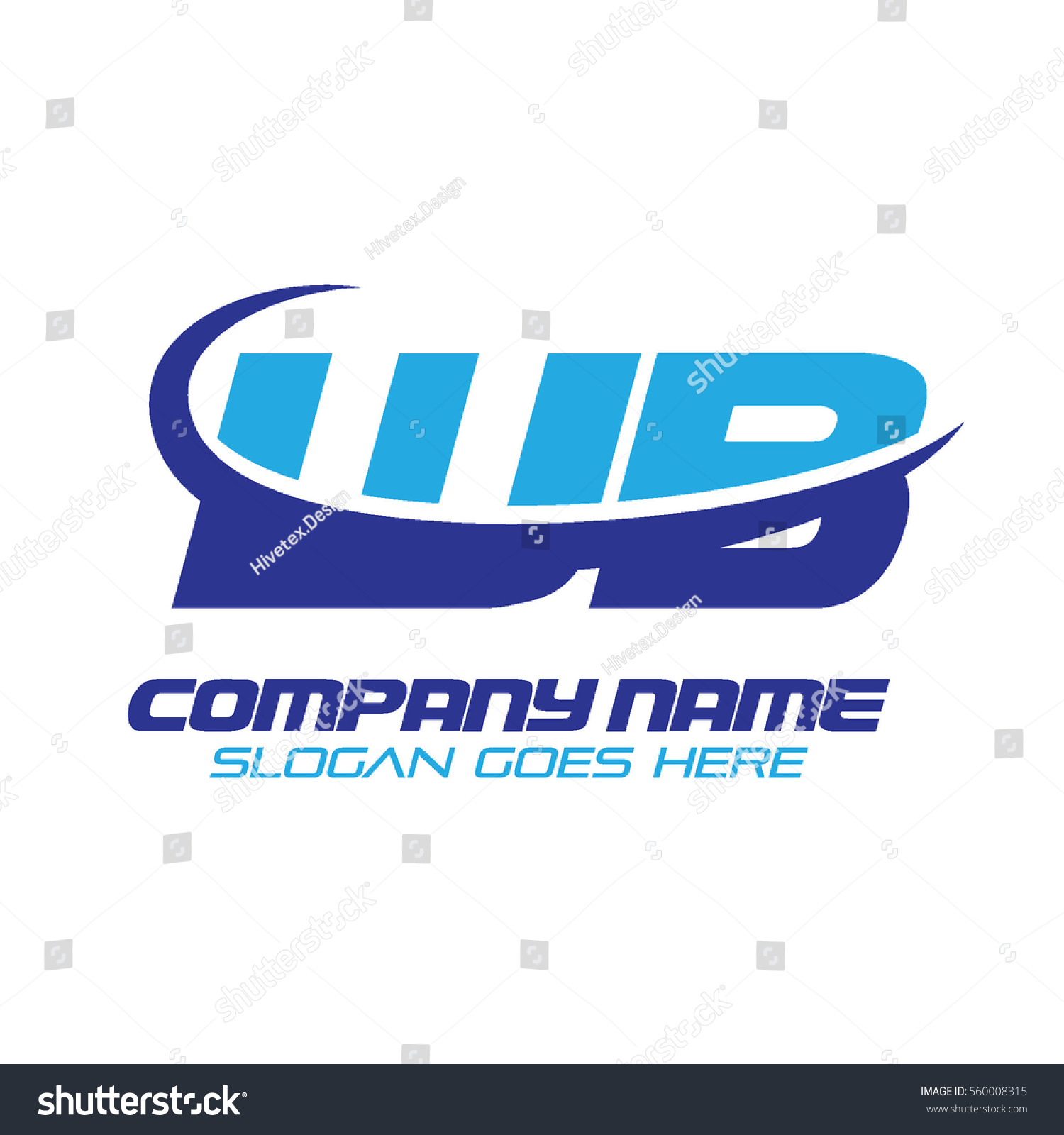 Wb Logo Stock Vector 560008315 - Shutterstock