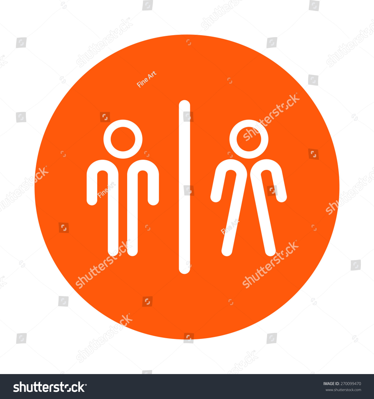 Wc Sign Icon Toilet Symbol Male Stock Vector Royalty Free 270099470 Shutterstock
