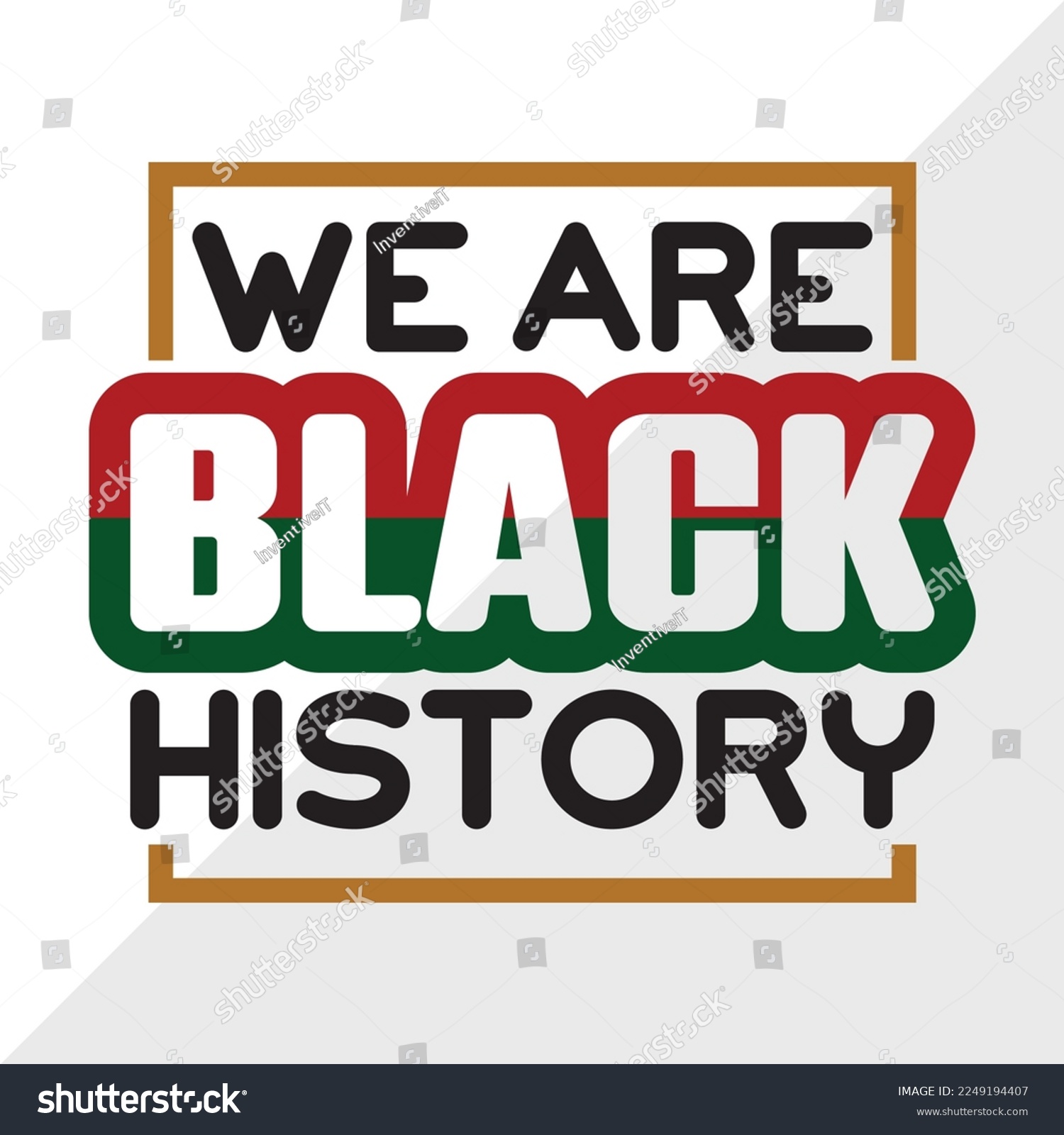 SVG of We Are Black History SVG Printable Vector Illustration svg