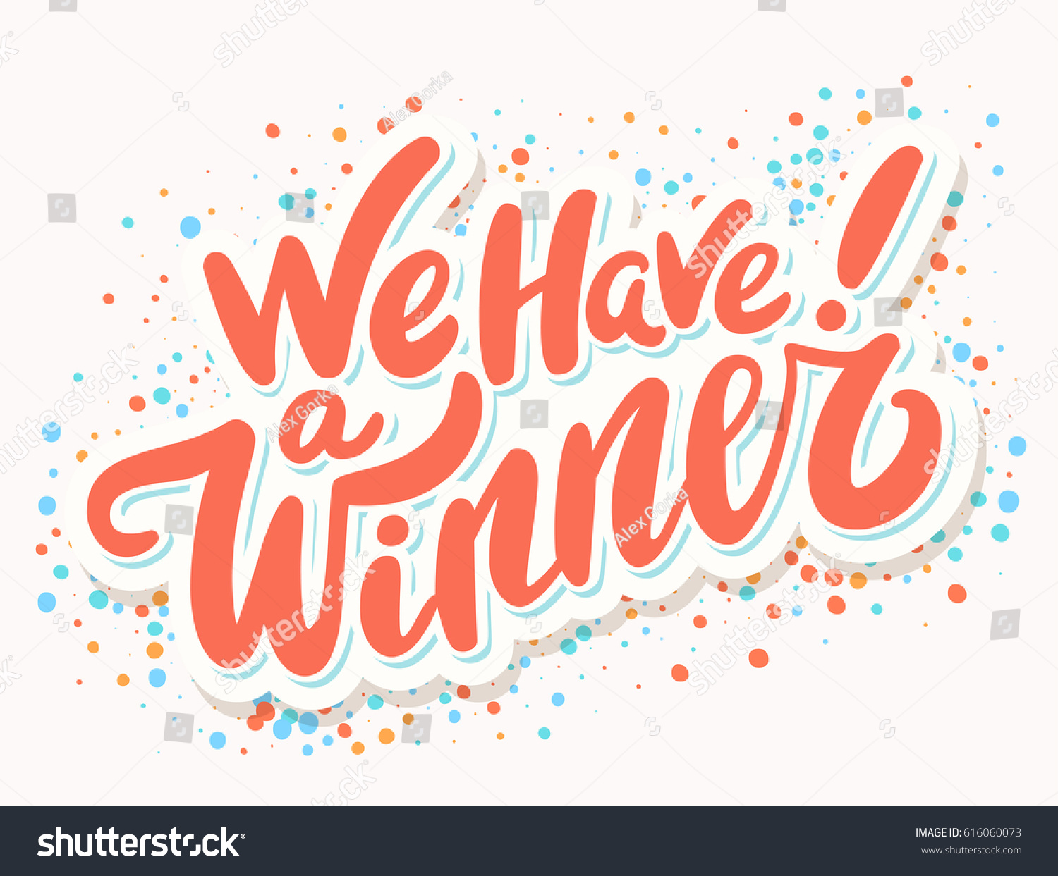 22,811 We have a winner Images, Stock Photos & Vectors | Shutterstock