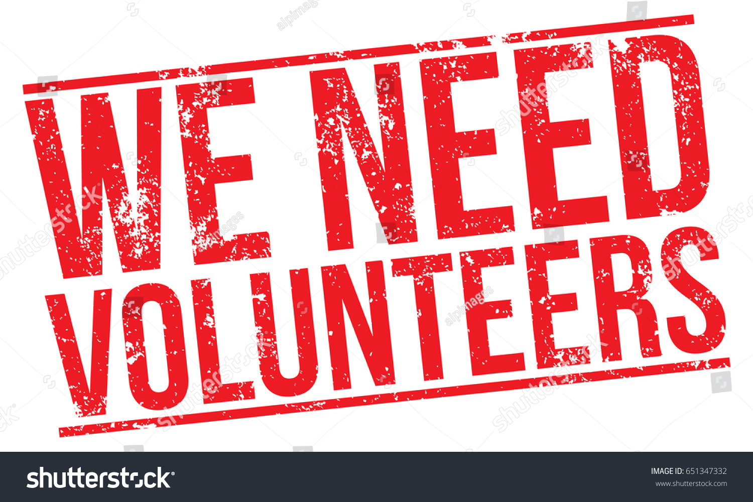 SVG of We Need Volunteers svg