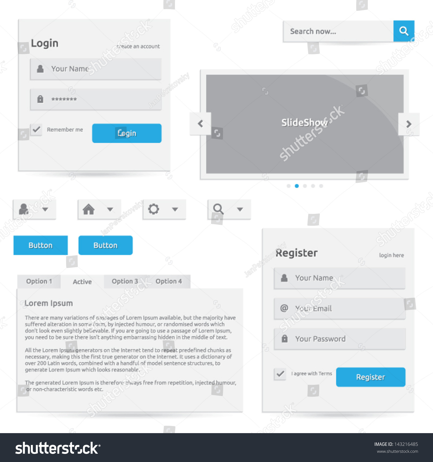 account register template