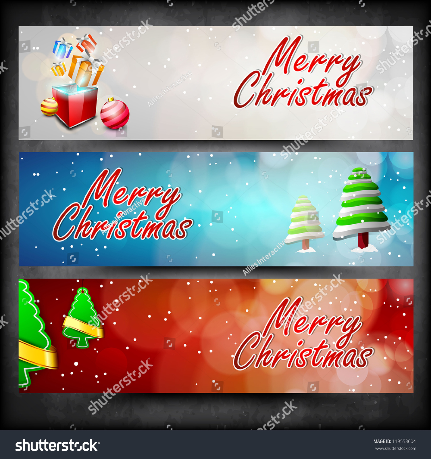 Website Header Or Banner For Merry Christmas Celebration. Eps 10. Stock ...