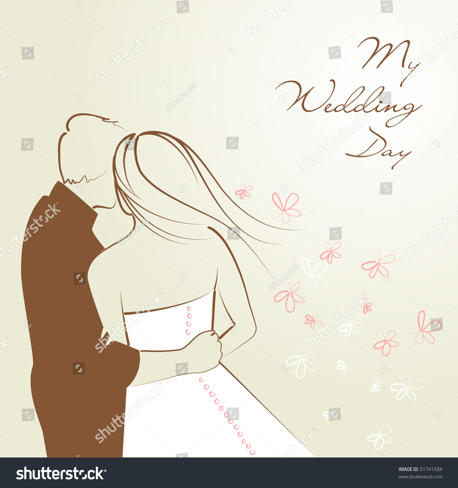 Wedding Background Stock Vector 51741334 - Shutterstock