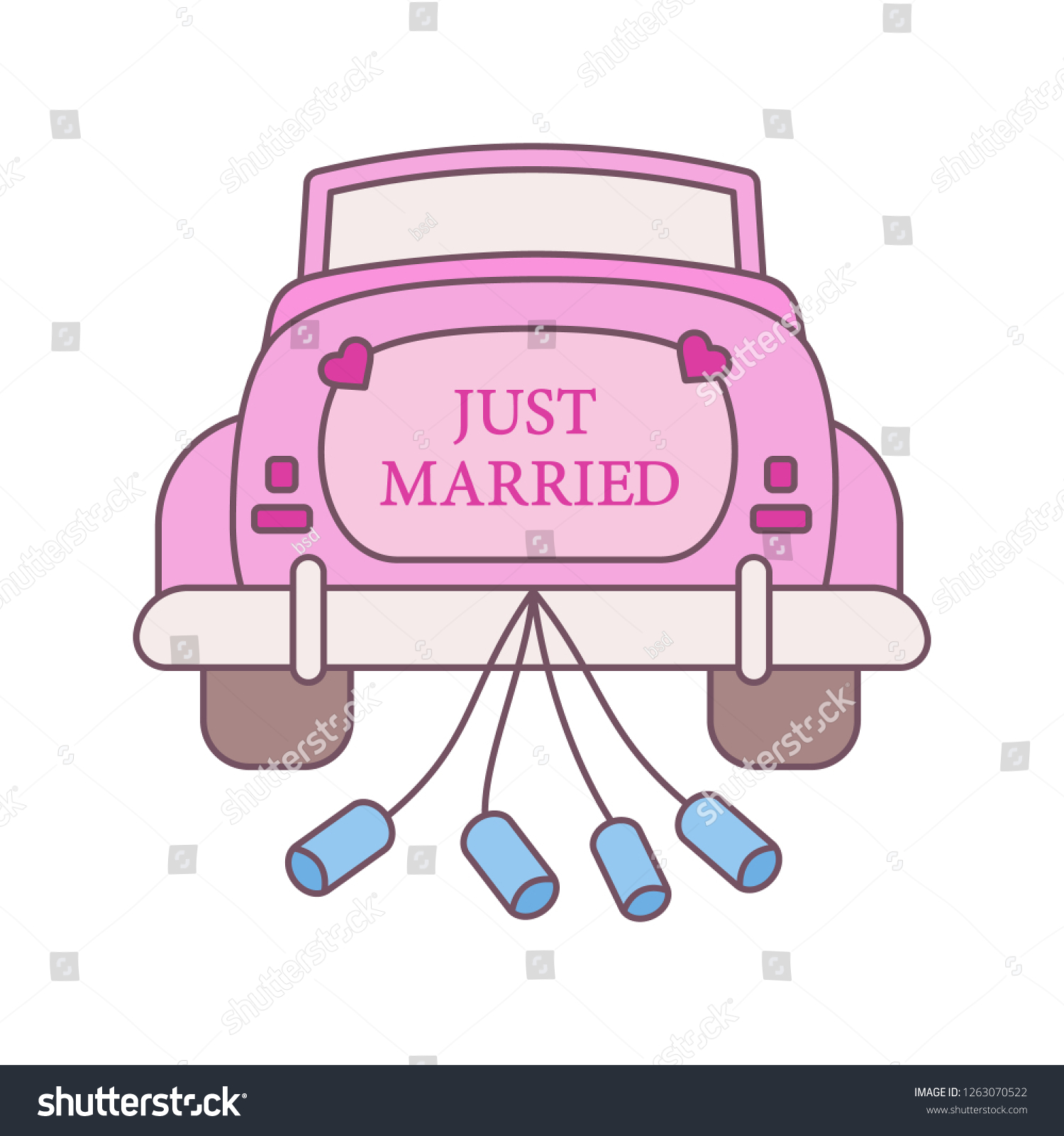 Wonderlijk Wedding Car Rental Color Icon Rent Stock Vector (Royalty Free GM-17