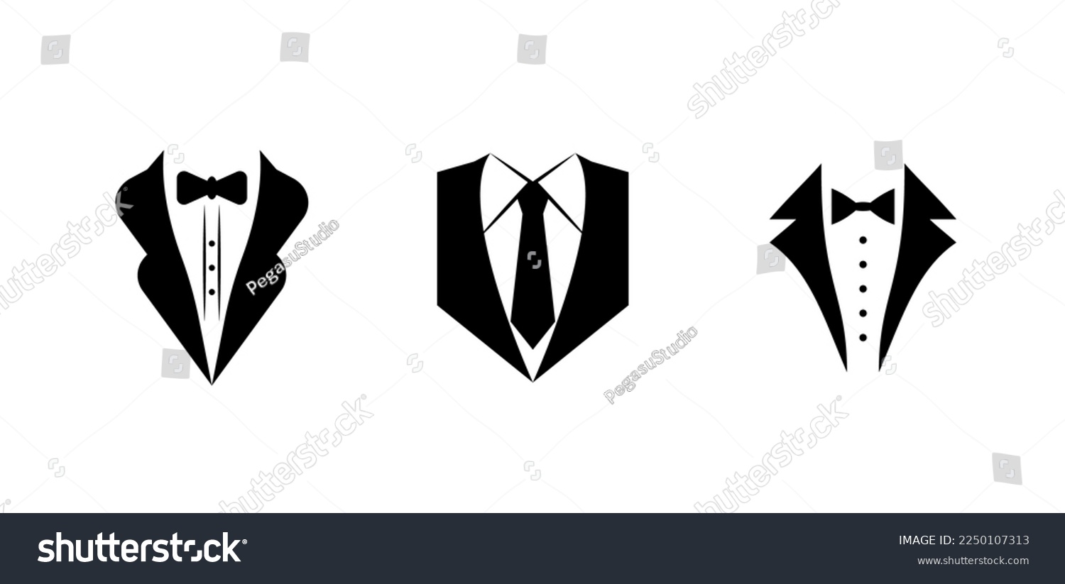 SVG of Wedding tuxedo Bow tie, suit vector Illustration isolated on white background.Tuxedo shirt design. Gentleman svg Clipart Decor Cut Files for Cricut and Silhouette svg
