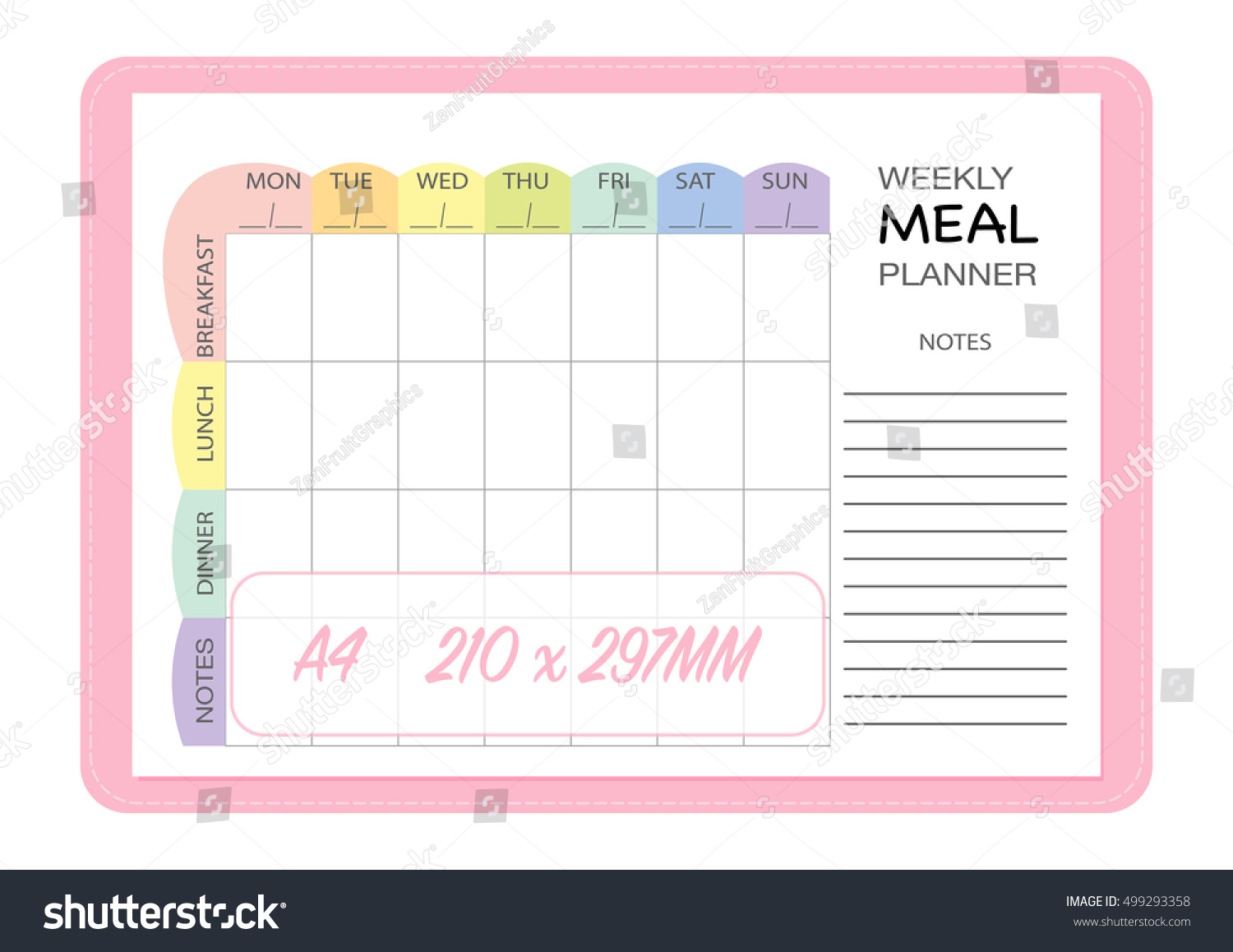 40 Weekly Meal Planning Templates ᐅ Template Lab