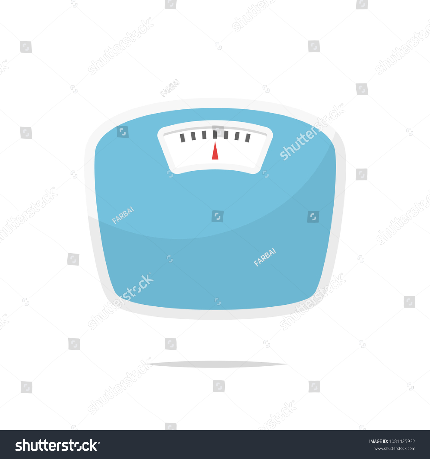 Weight Scale Vector Stock Vector (Royalty Free) 1081425932 | Shutterstock