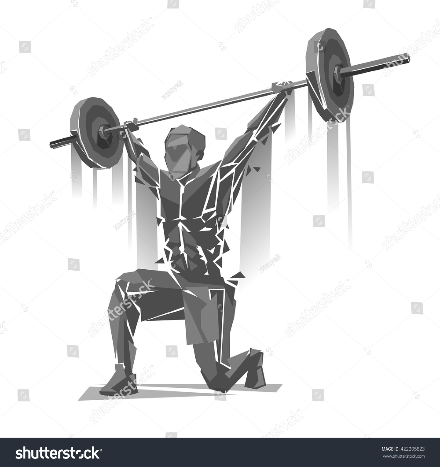 SVG of weightlifting svg