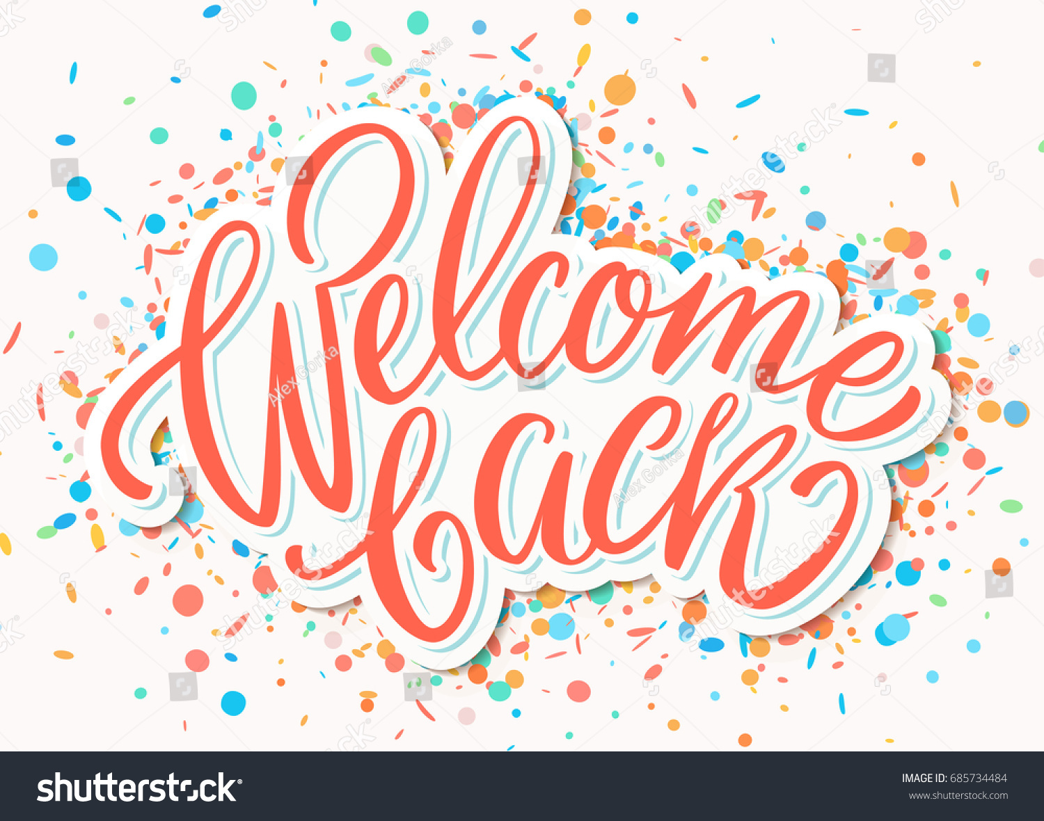 Welcome Back Banner Stock Vector 685734484 - Shutterstock