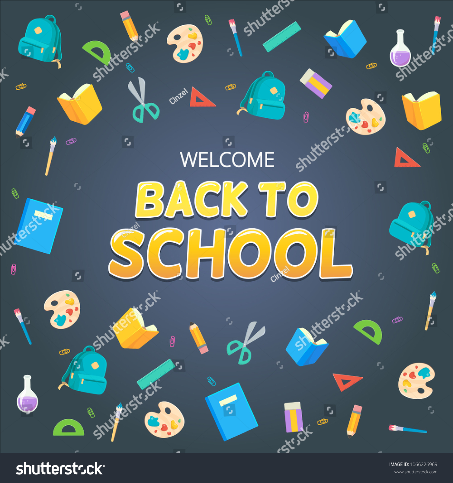 welcome back school design banners flyers stock vector royalty free welcome flyers