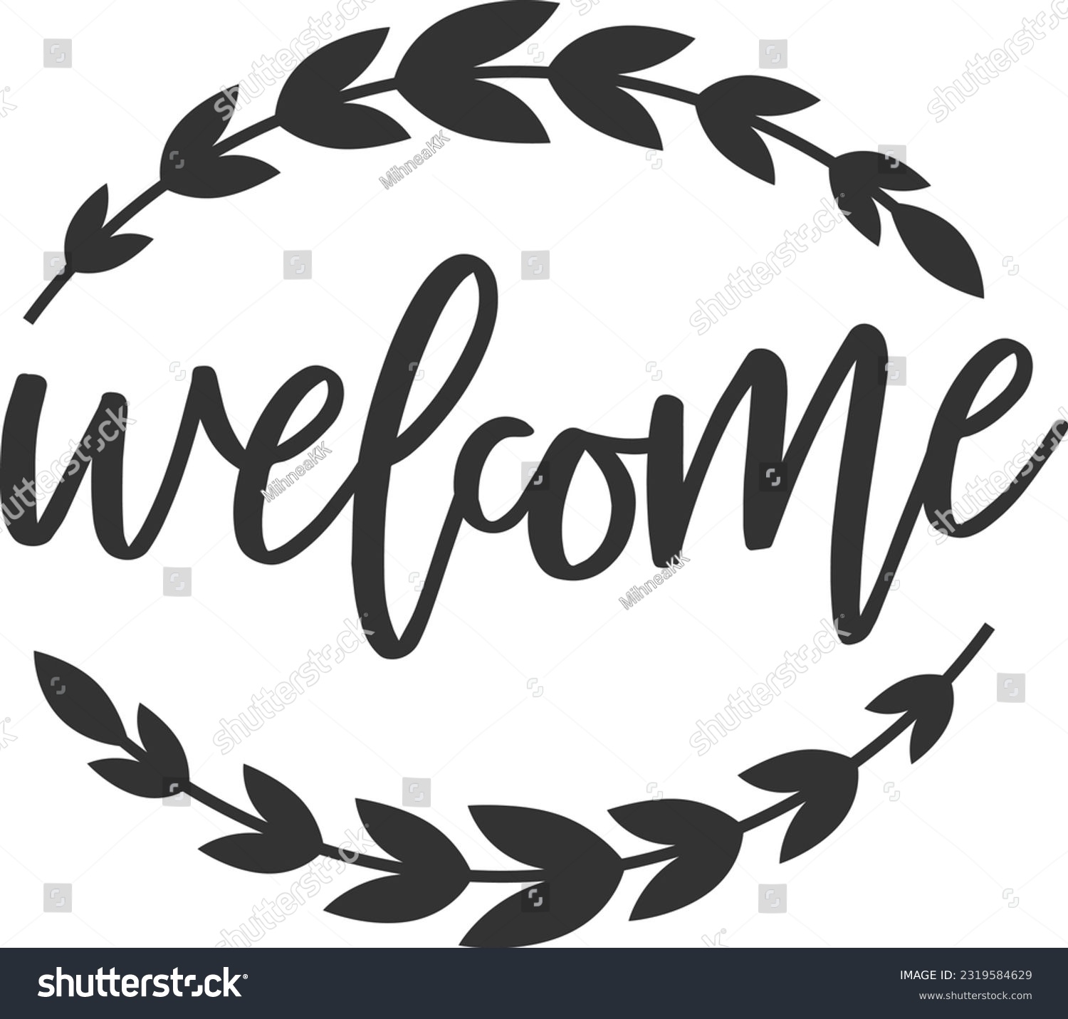 SVG of Welcome Decoration - Cool Doormat svg