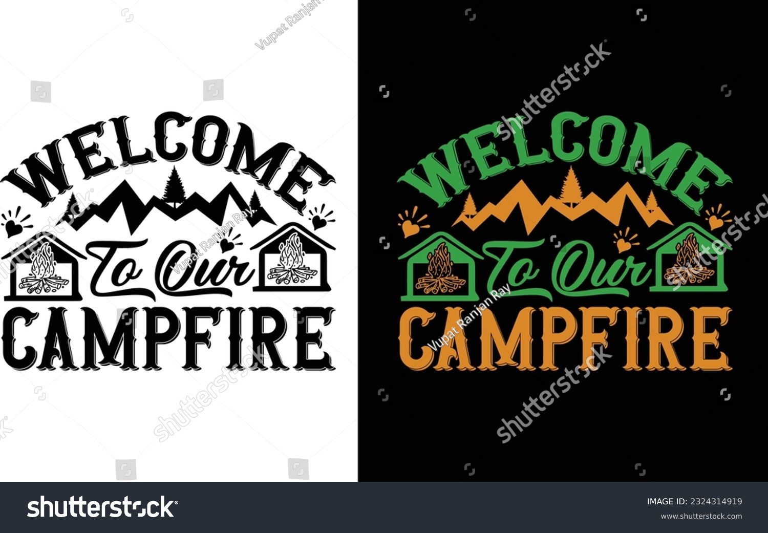 SVG of Welcome To Our Campfire Svg , Welcome To Our Campfire T Shirt Design svg