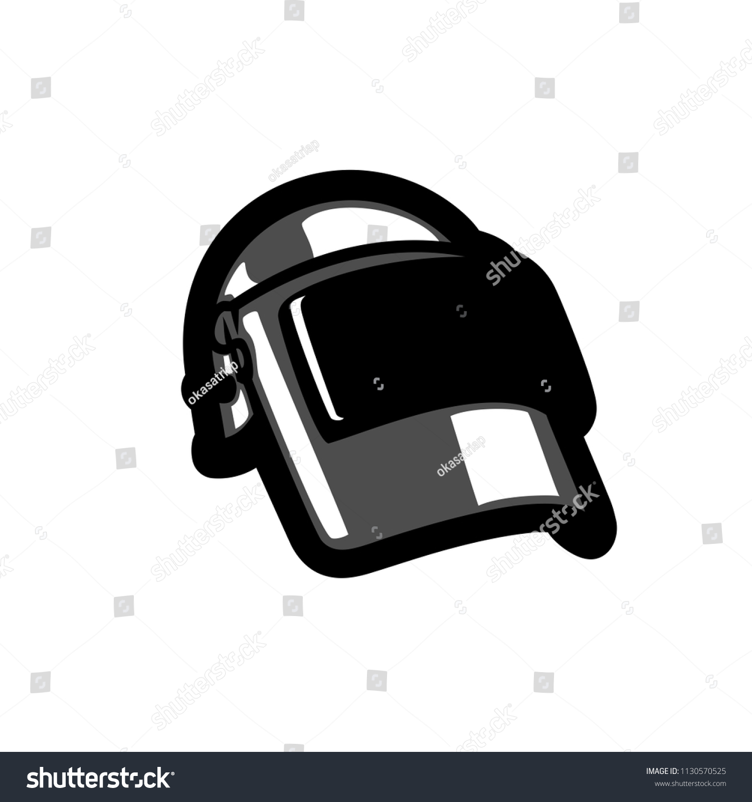 Welding Helmet Logo Stock Vector (Royalty Free) 1130570525