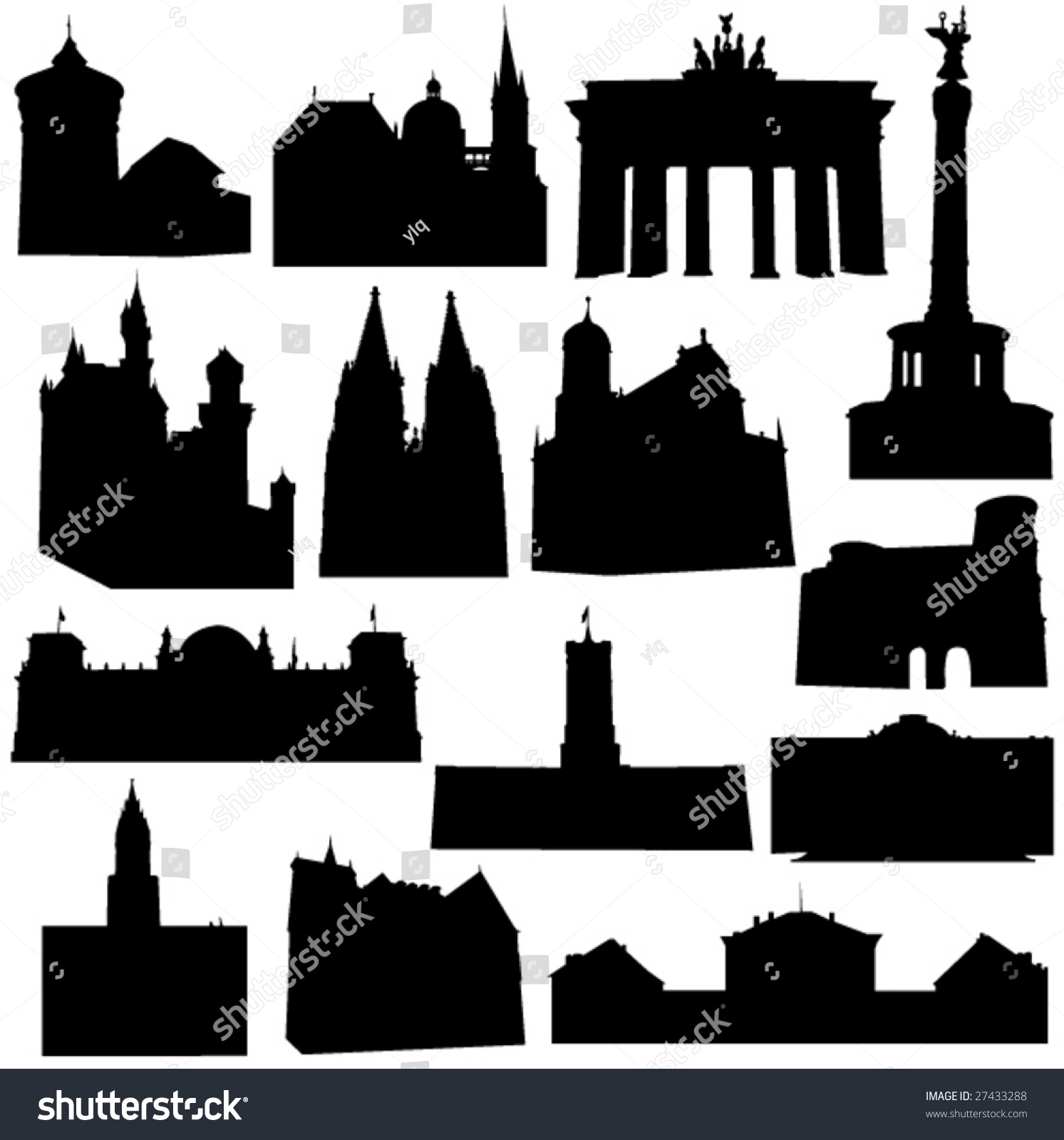 SVG of Well-known Germany architecture svg