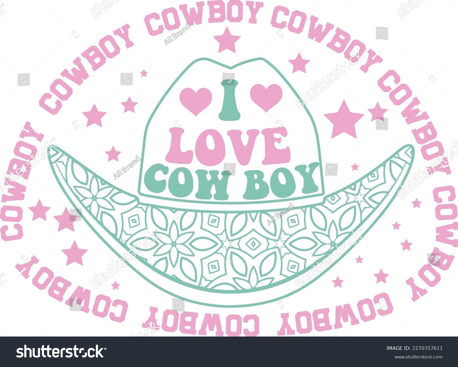 SVG of Western Cowboy Cowgirl SVG Vector Design  svg