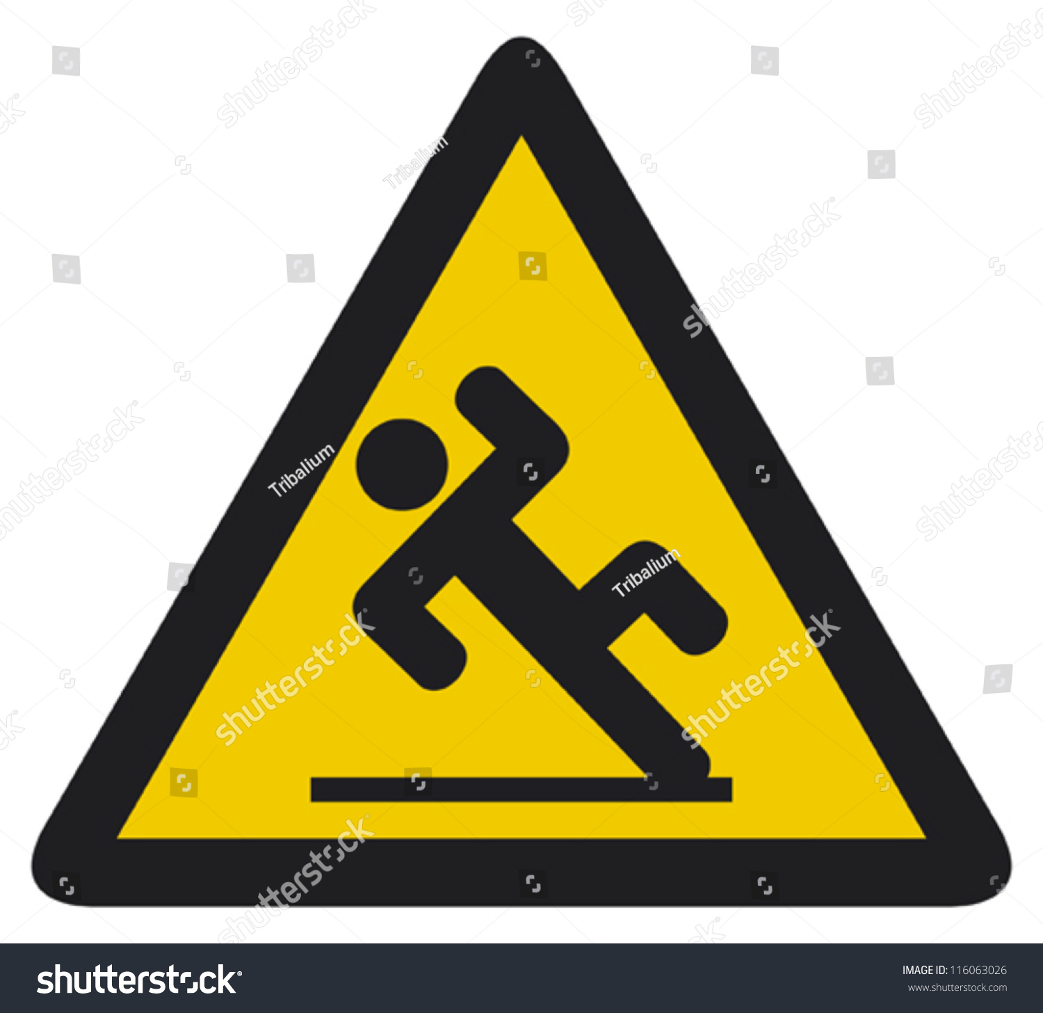 Wet Floor Sign (Slippery Warning Symbol) Stock Vector Illustration ...