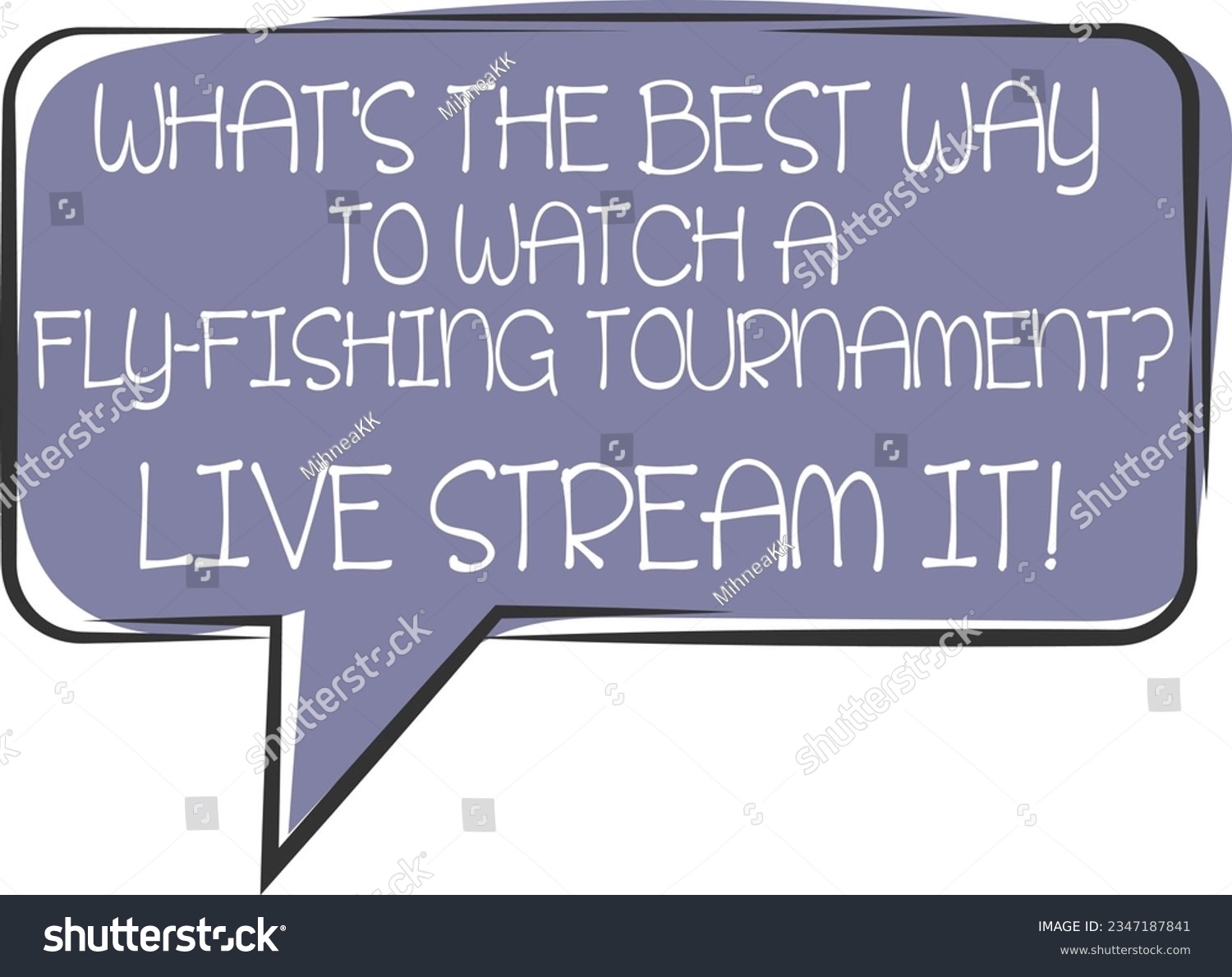 SVG of What's' The Best Way To Watch A Fly-Fishing Tournament? - Dad Joke svg