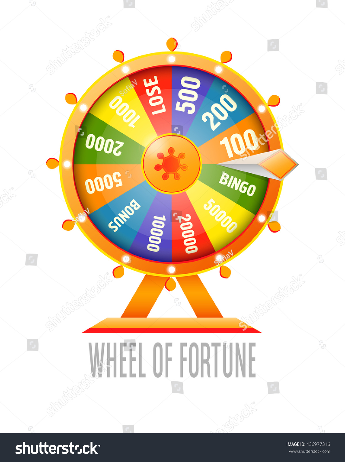 Wheel Fortune Infographic Design Element Flat Stock Vector 436977316 - Shutterstock1197 x 1600