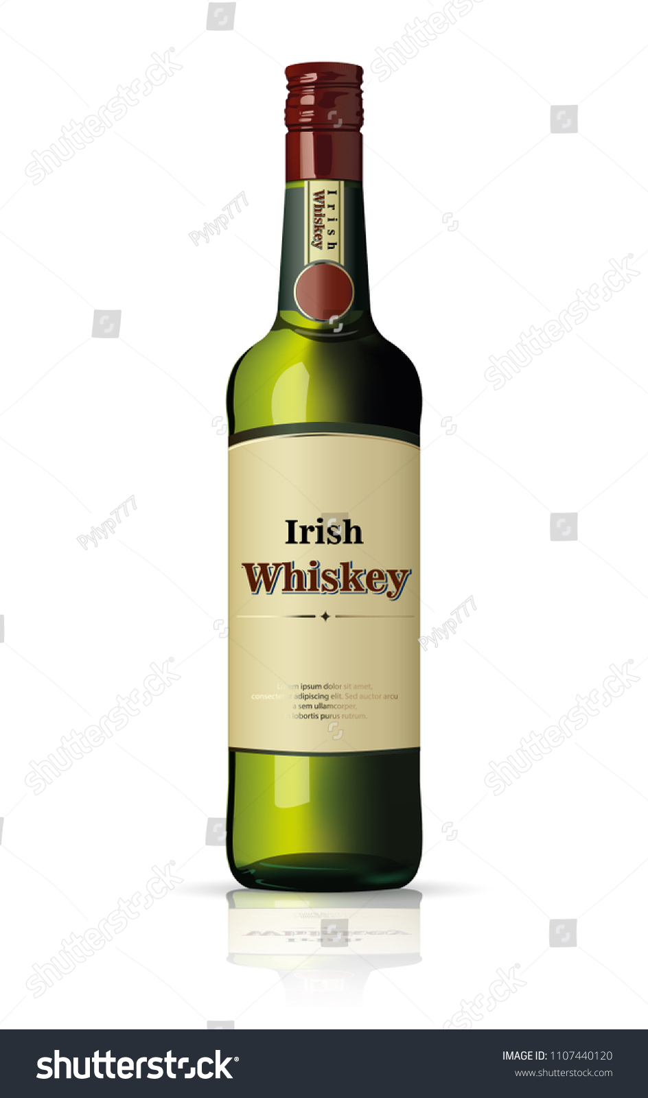 Green whiskey bottle Images, Stock Photos & Vectors | Shutterstock