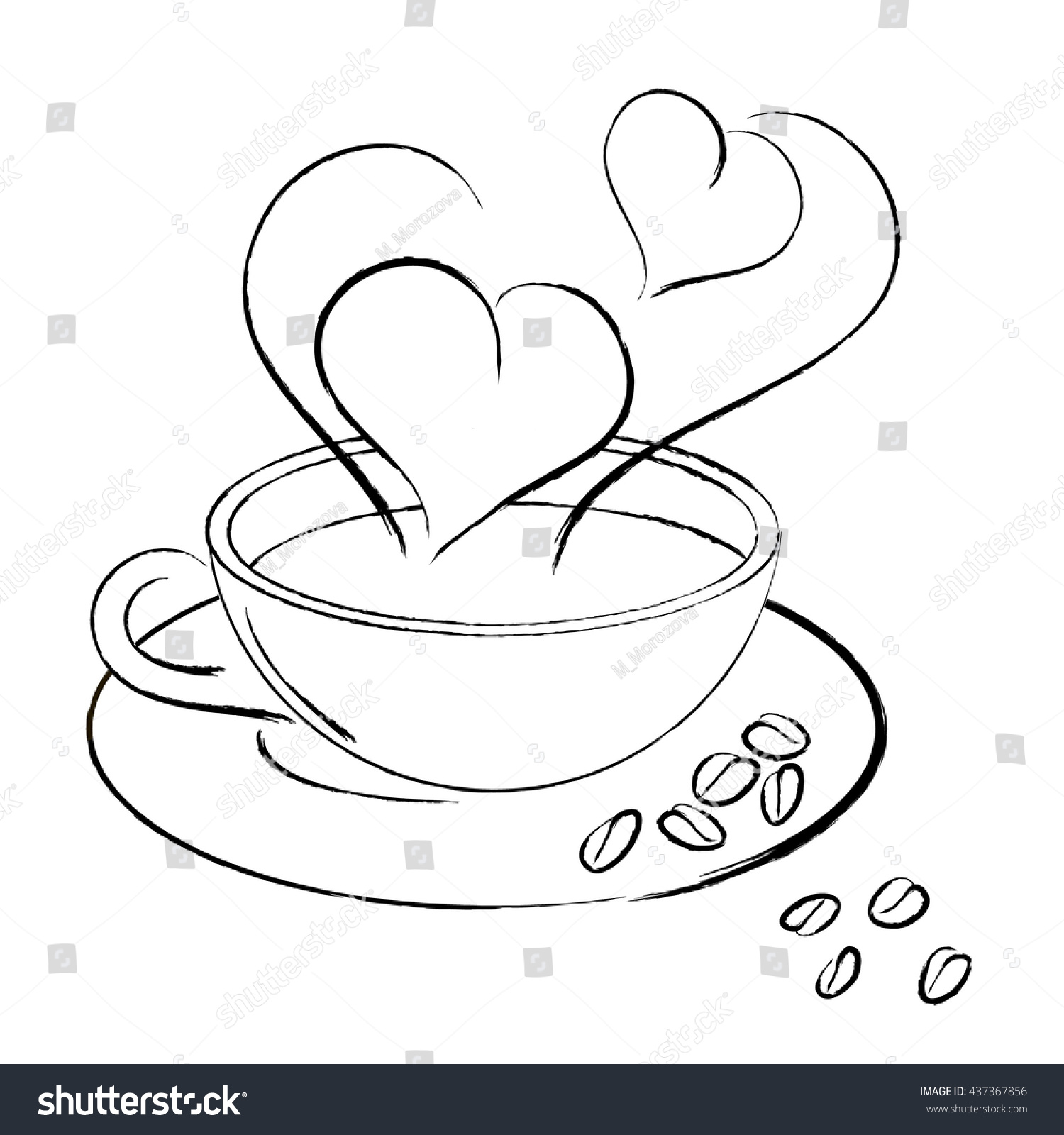 Free Free 279 Coffee Cup With Heart Steam Svg SVG PNG EPS DXF File