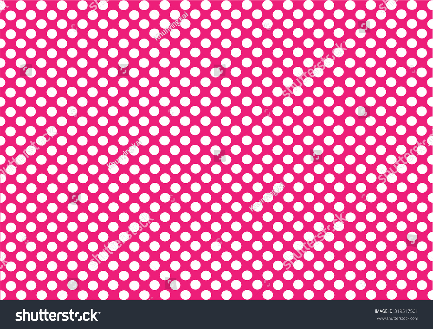 White Dot On Pink Background Stock Vector Illustration 319517501