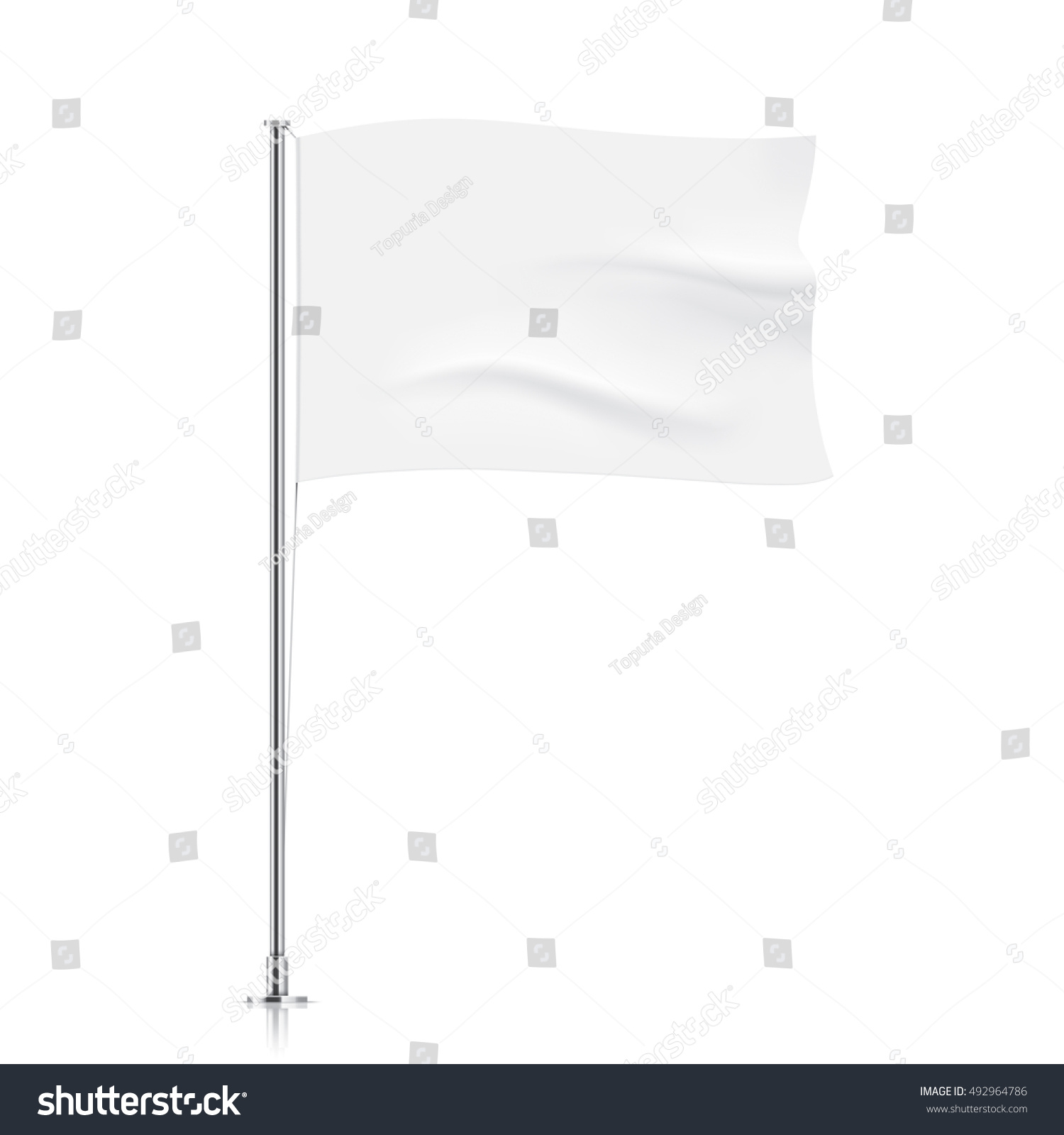 stock-vector-white-flag-template-clean-h